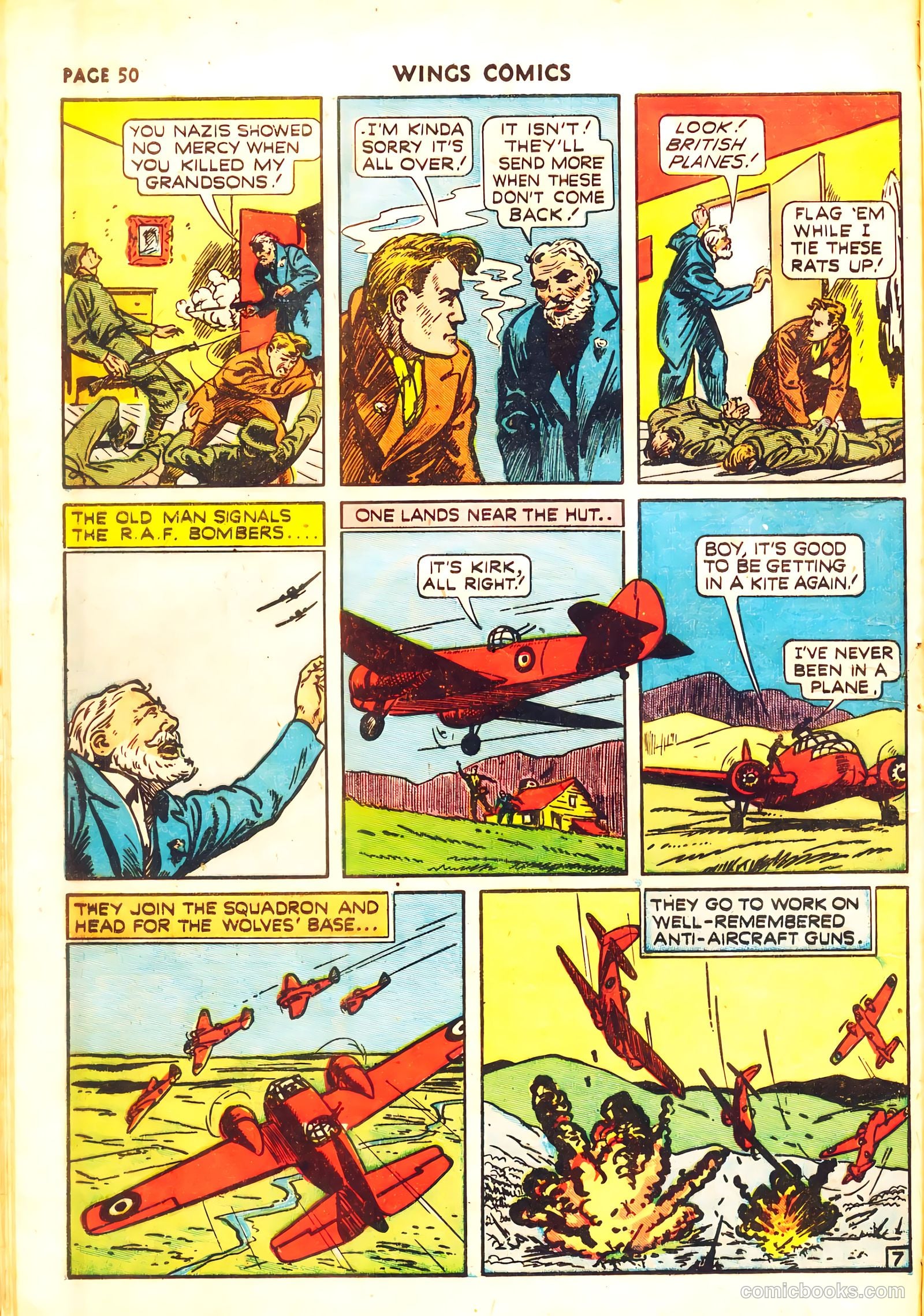 Wings Comics #11 (1941) — page 52 of 68