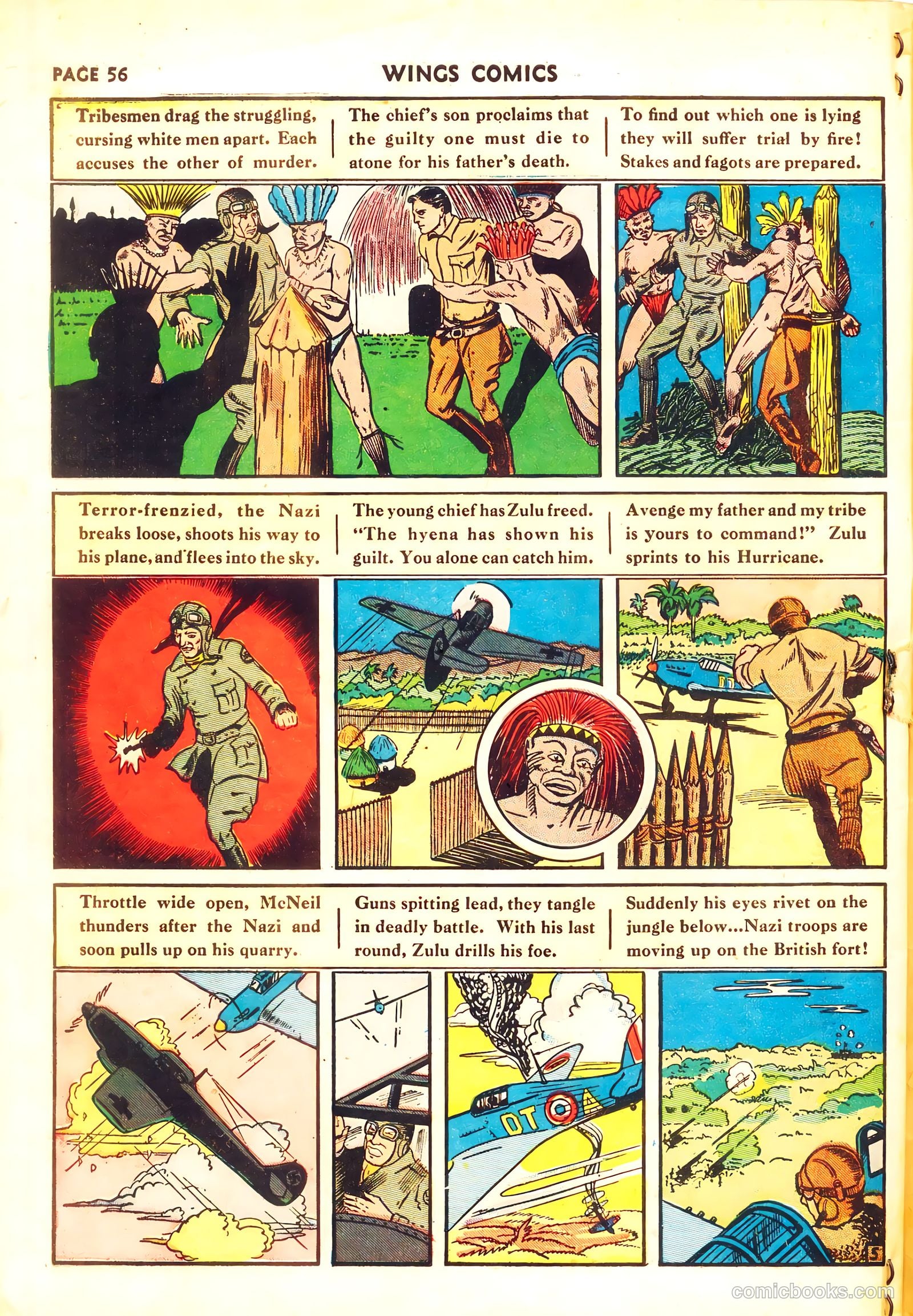 Wings Comics #11 (1941) — page 58 of 68