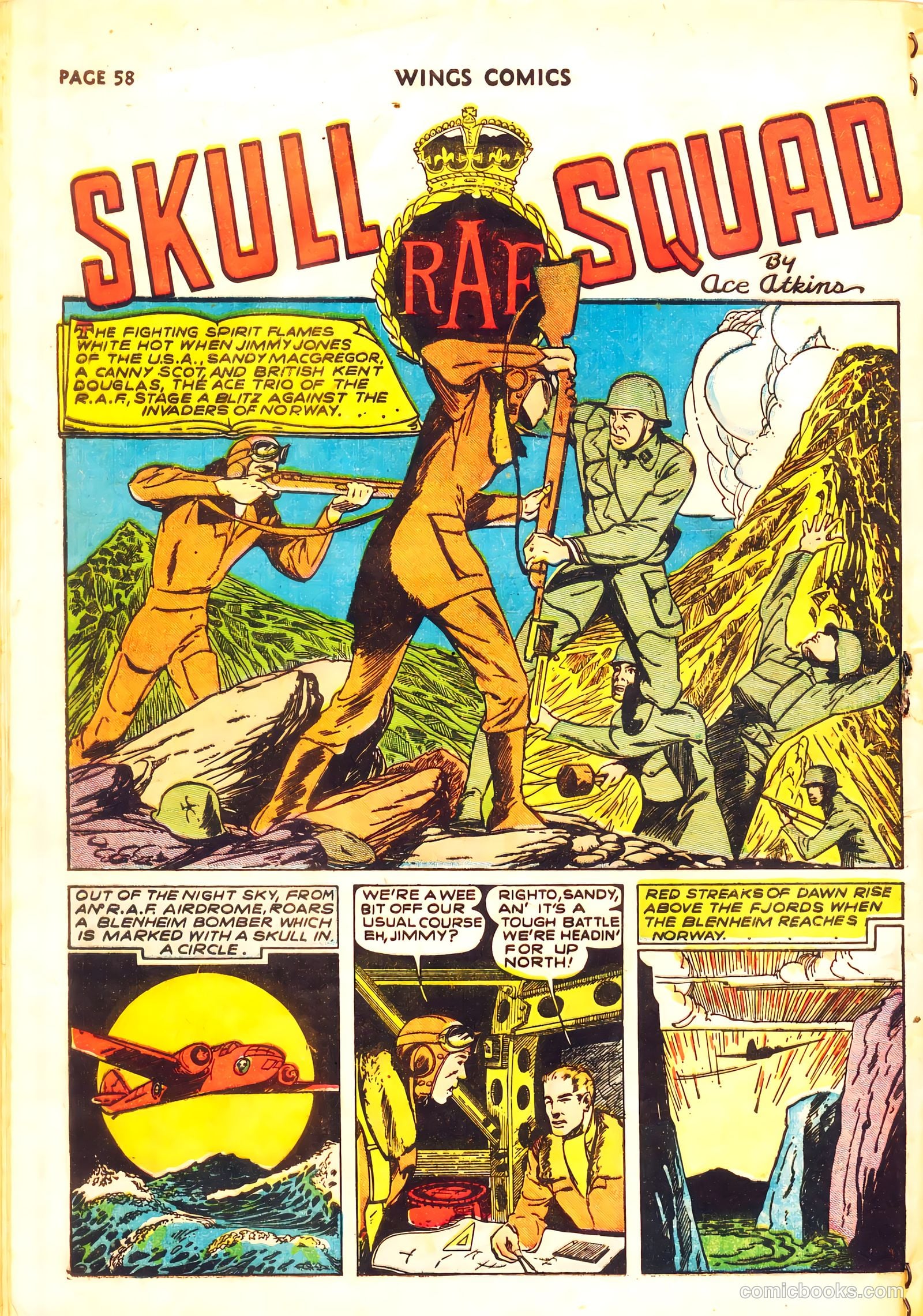 Wings Comics #11 (1941) — page 60 of 68