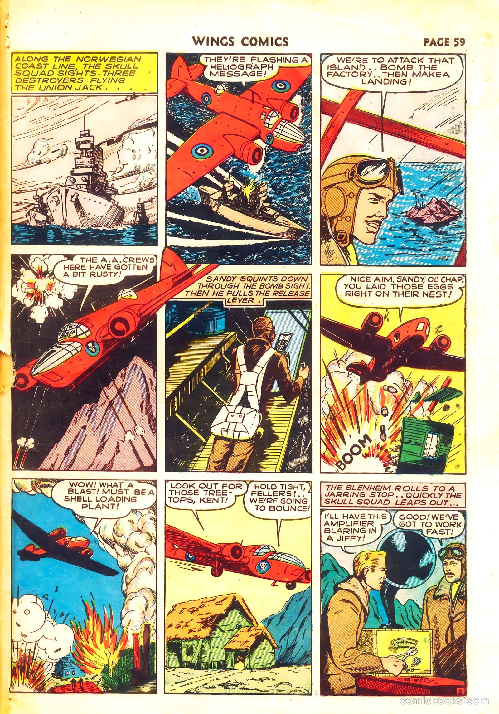 Wings Comics #11 (1941) — page 61 of 68