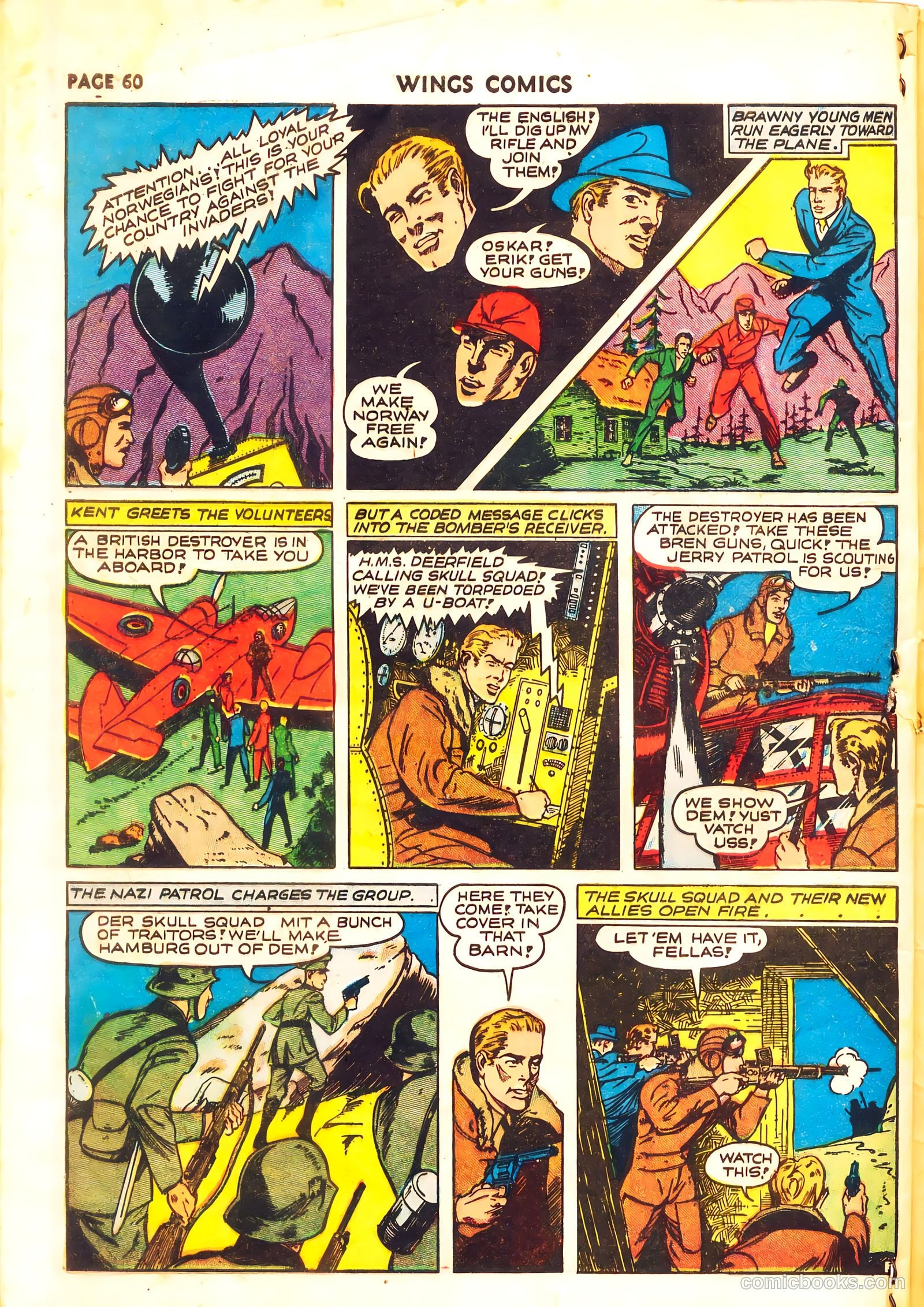 Wings Comics #11 (1941) — page 62 of 68