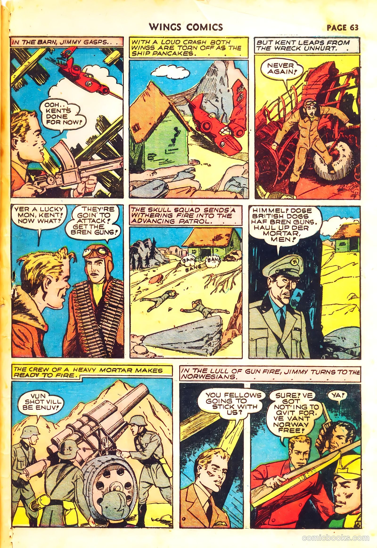 Wings Comics #11 (1941) — page 65 of 68