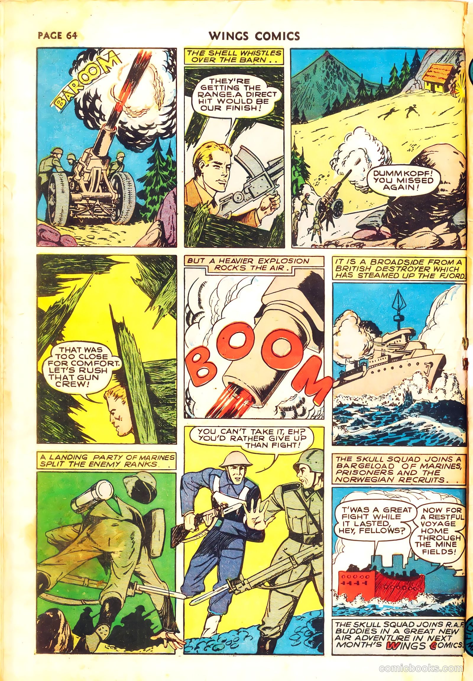 Wings Comics #11 (1941) — page 66 of 68
