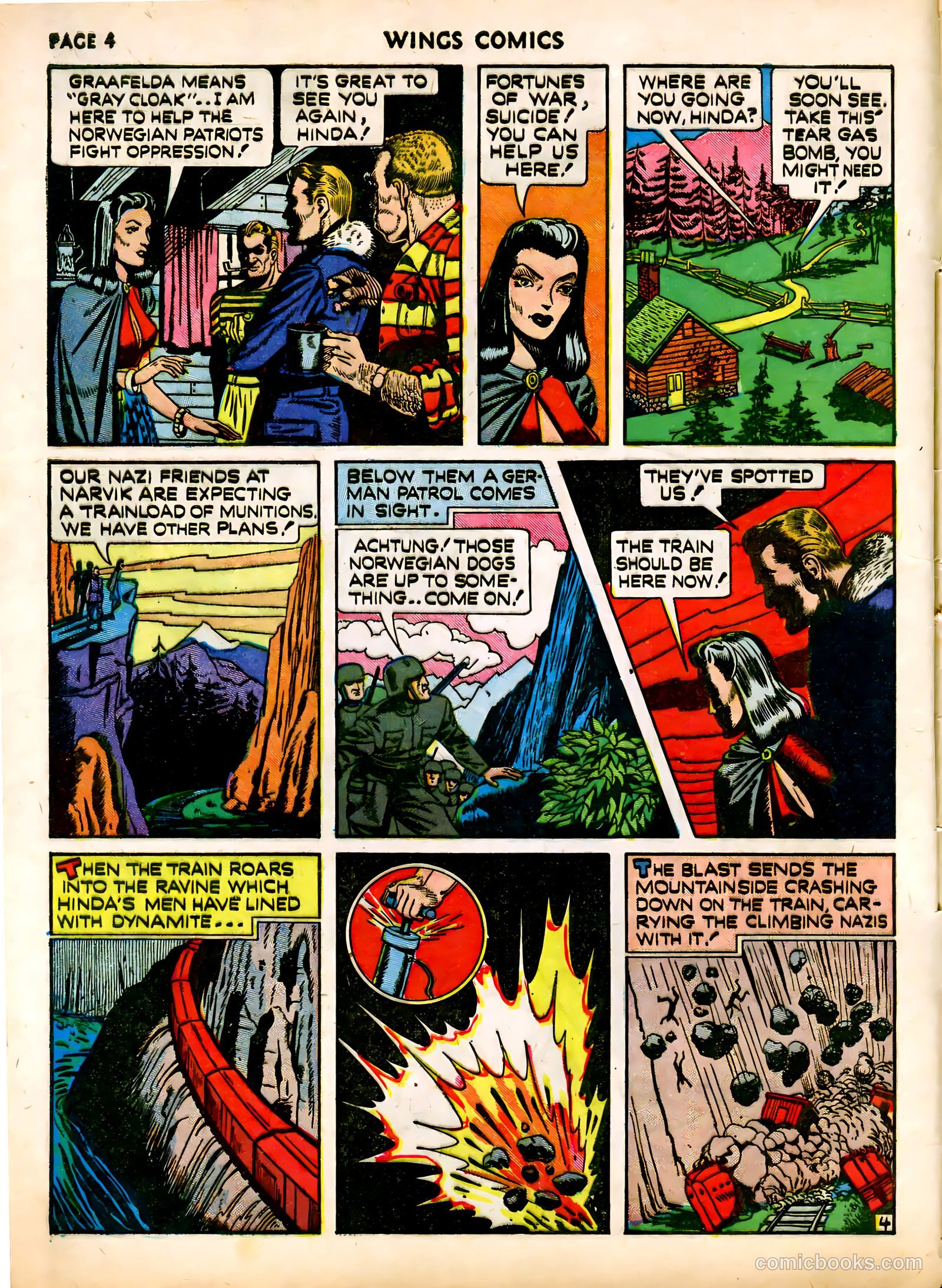 Wings Comics #12 (1941) — page 6 of 68
