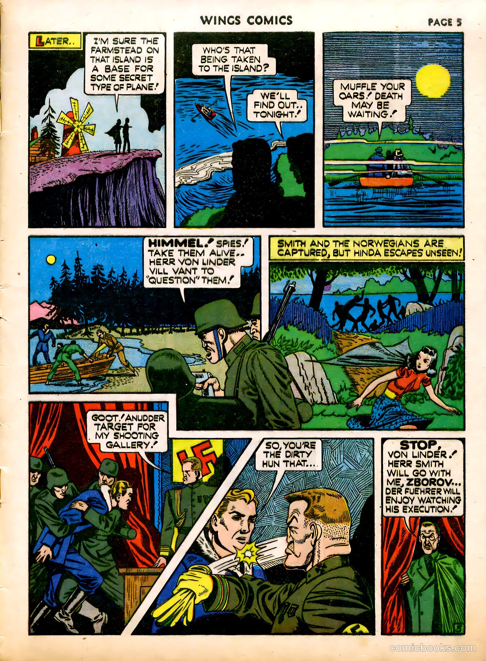Wings Comics #12 (1941) — page 7 of 68