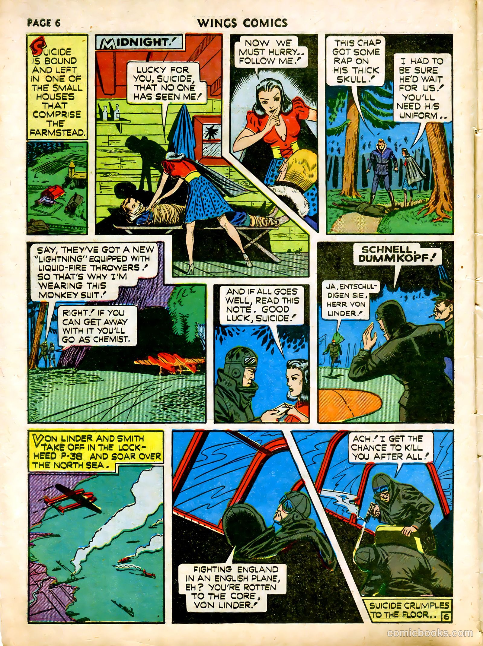 Wings Comics #12 (1941) — page 8 of 68