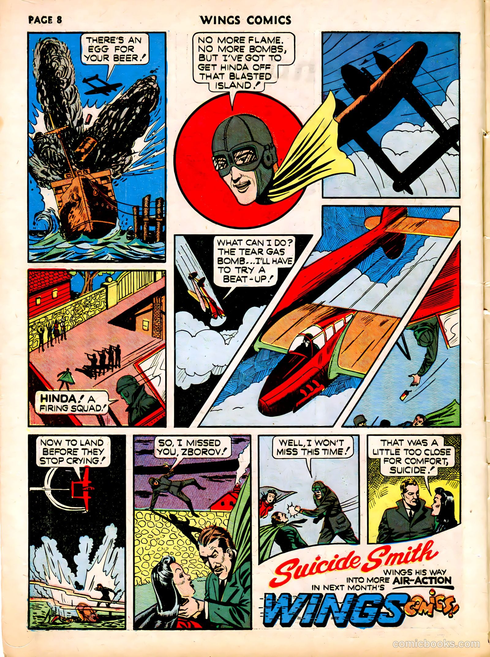 Wings Comics #12 (1941) — page 10 of 68
