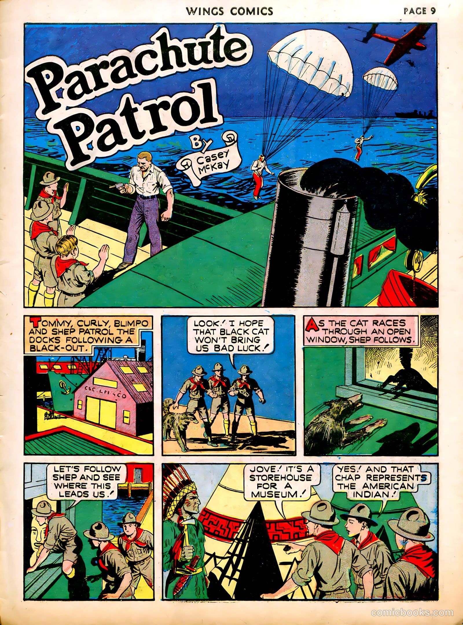 Wings Comics #12 (1941) — page 11 of 68