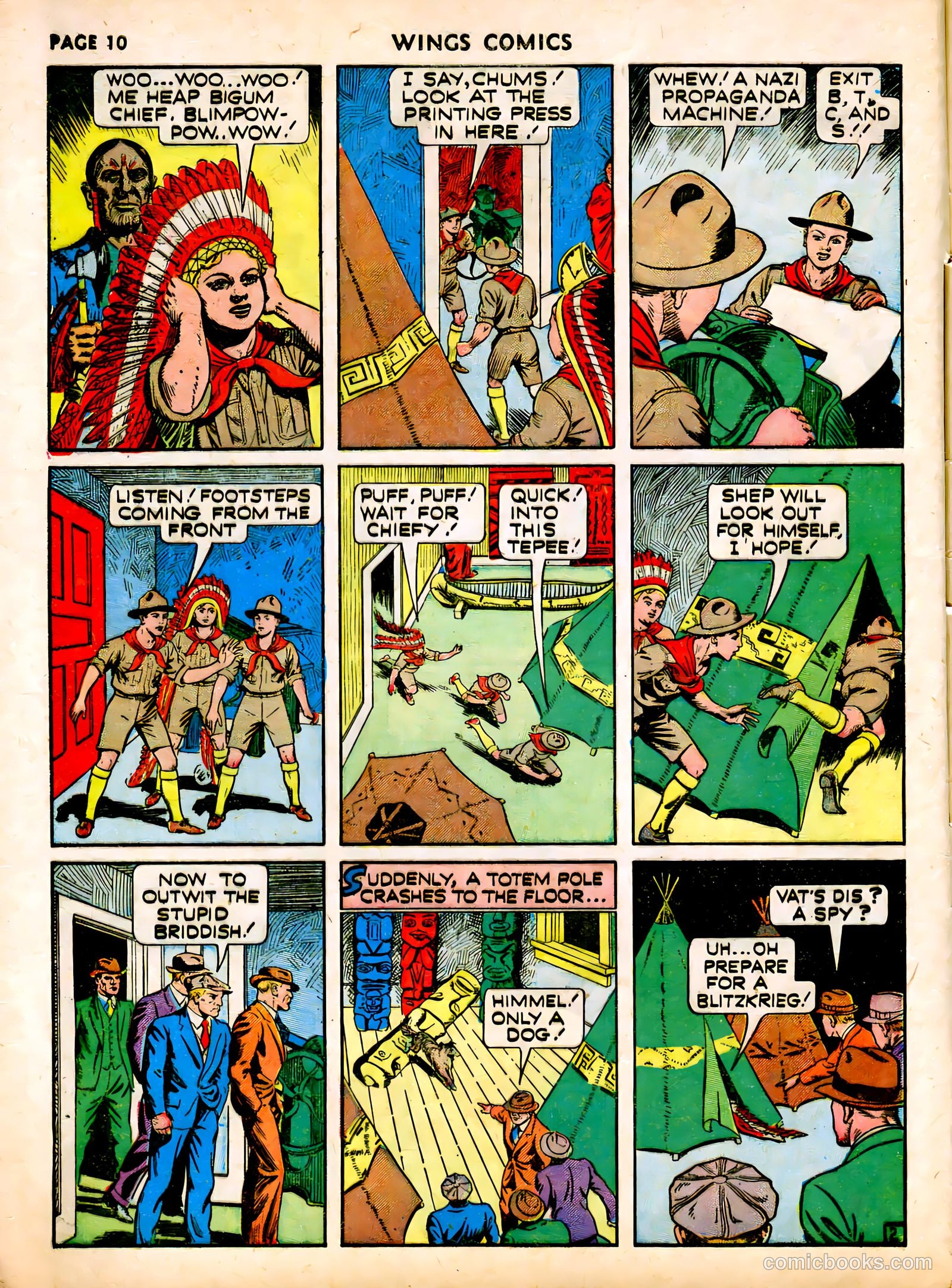 Wings Comics #12 (1941) — page 12 of 68