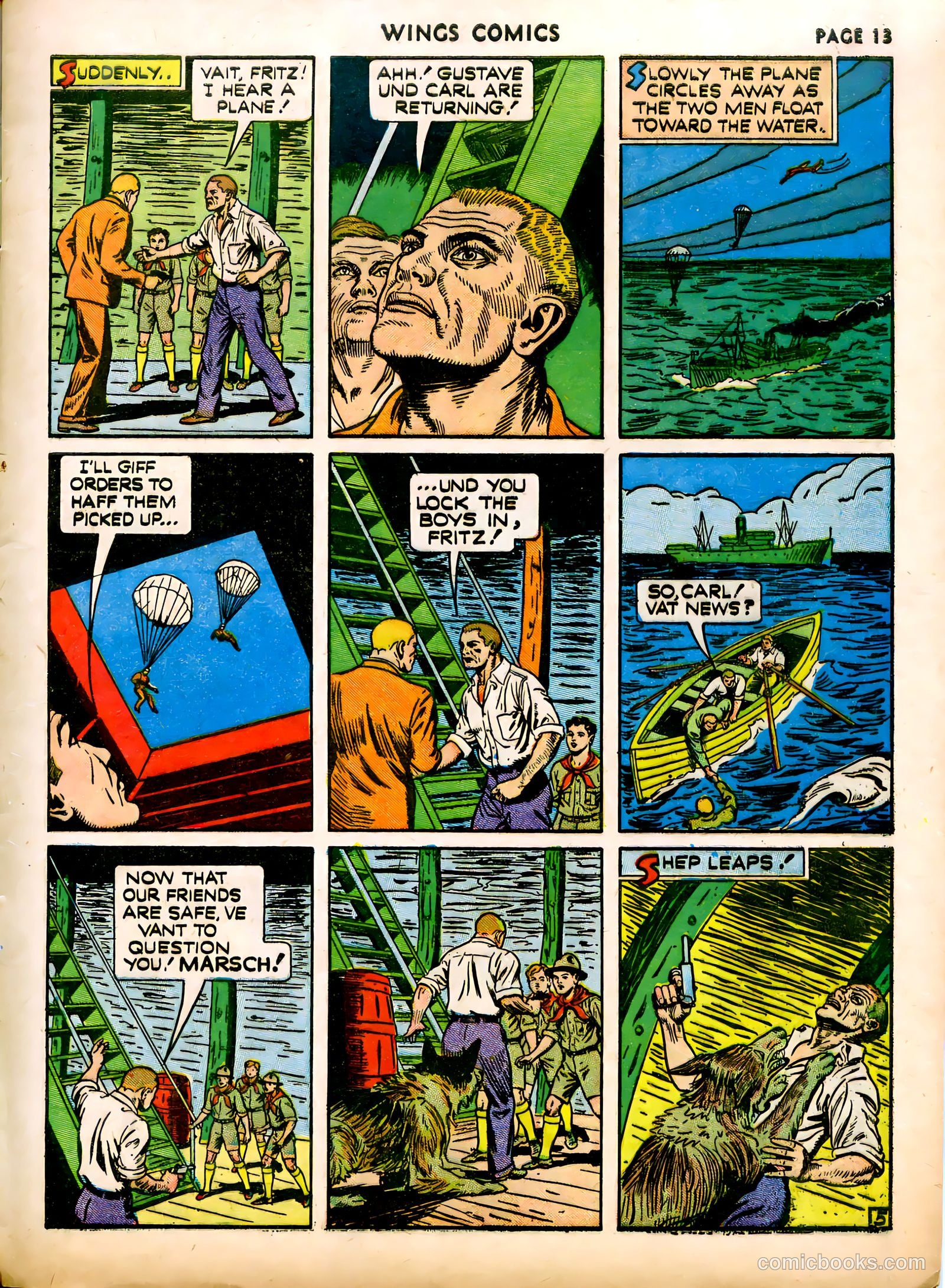 Wings Comics #12 (1941) — page 15 of 68