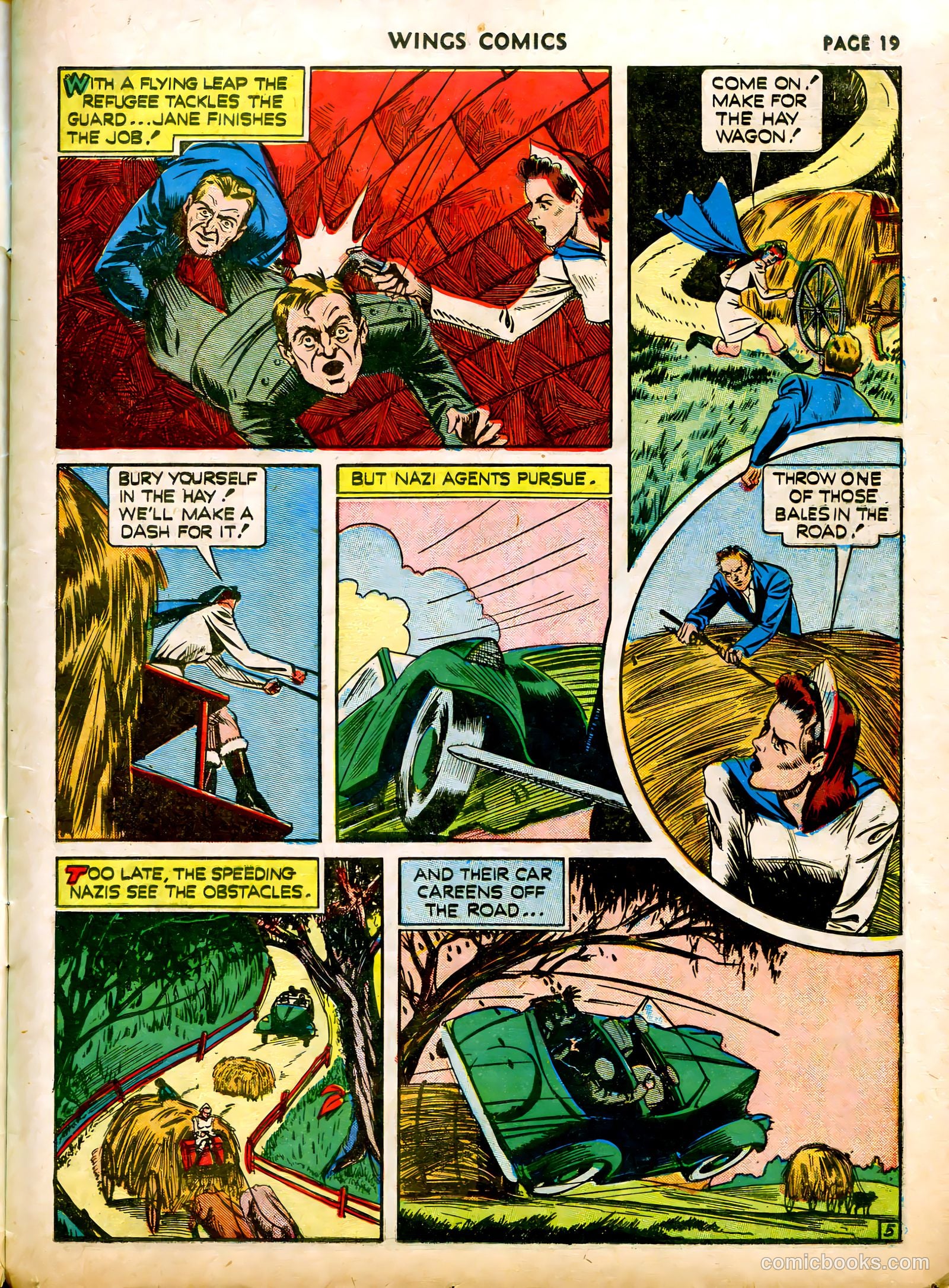 Wings Comics #12 (1941) — page 21 of 68
