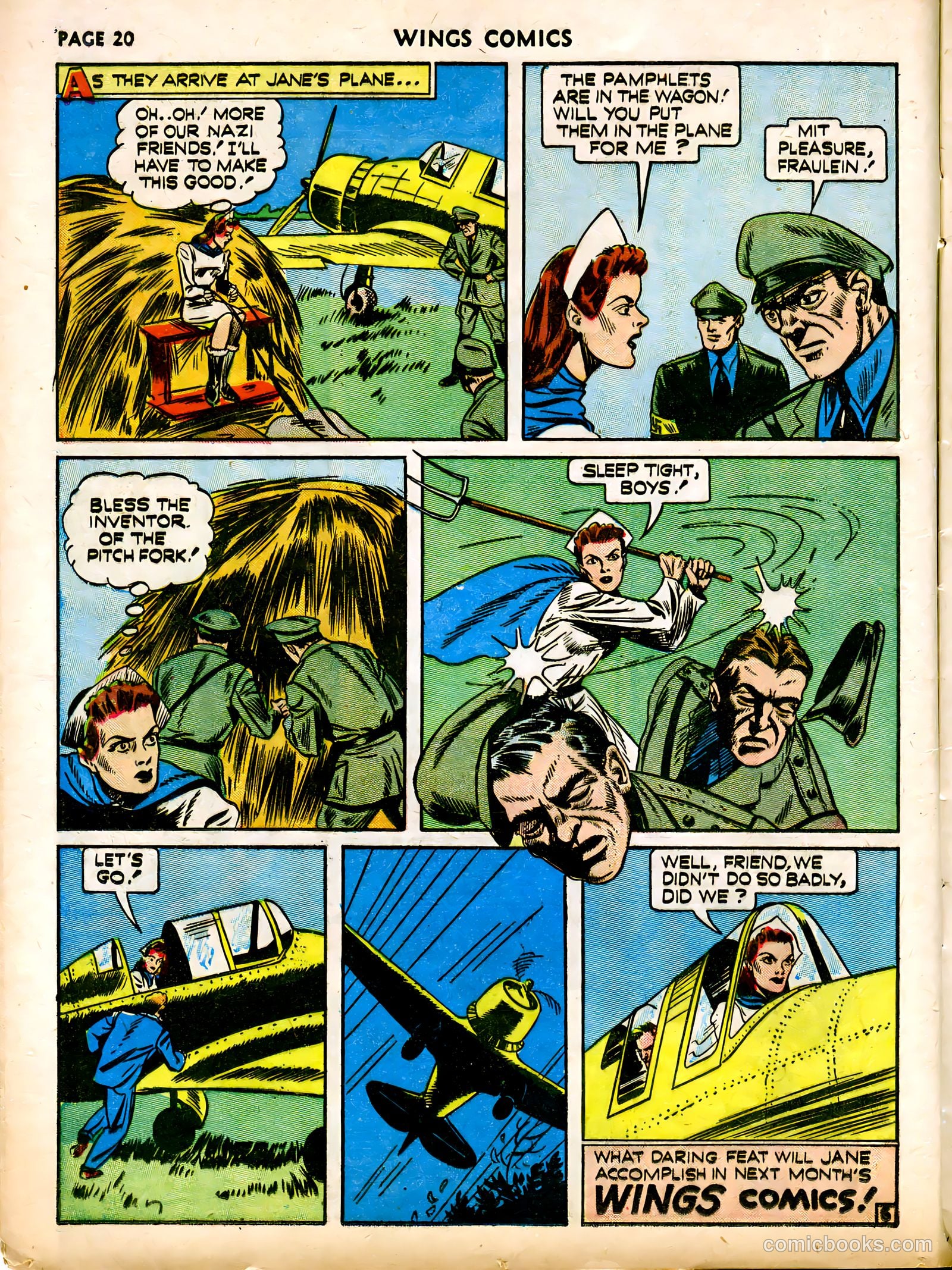 Wings Comics #12 (1941) — page 22 of 68