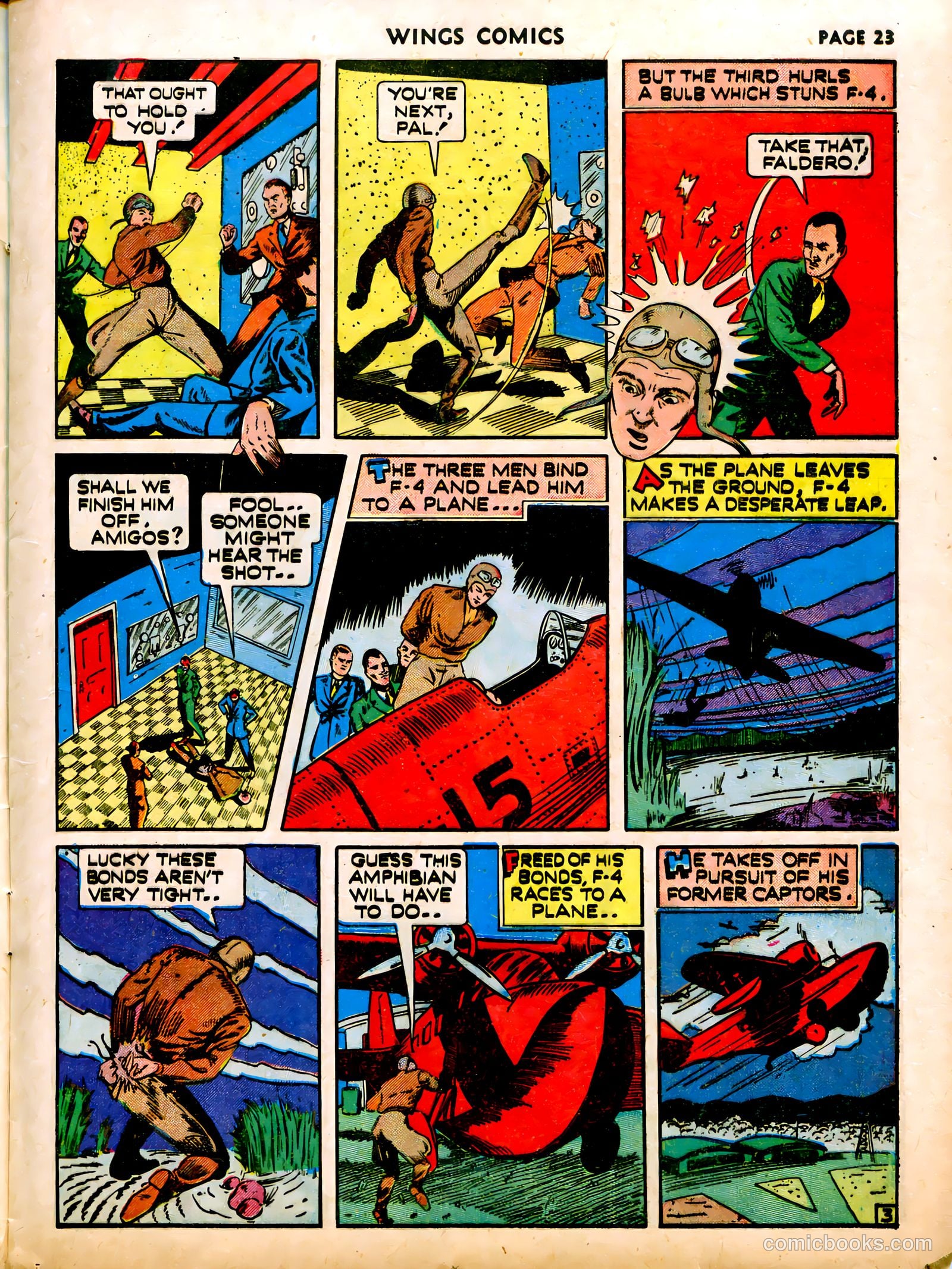Wings Comics #12 (1941) — page 25 of 68