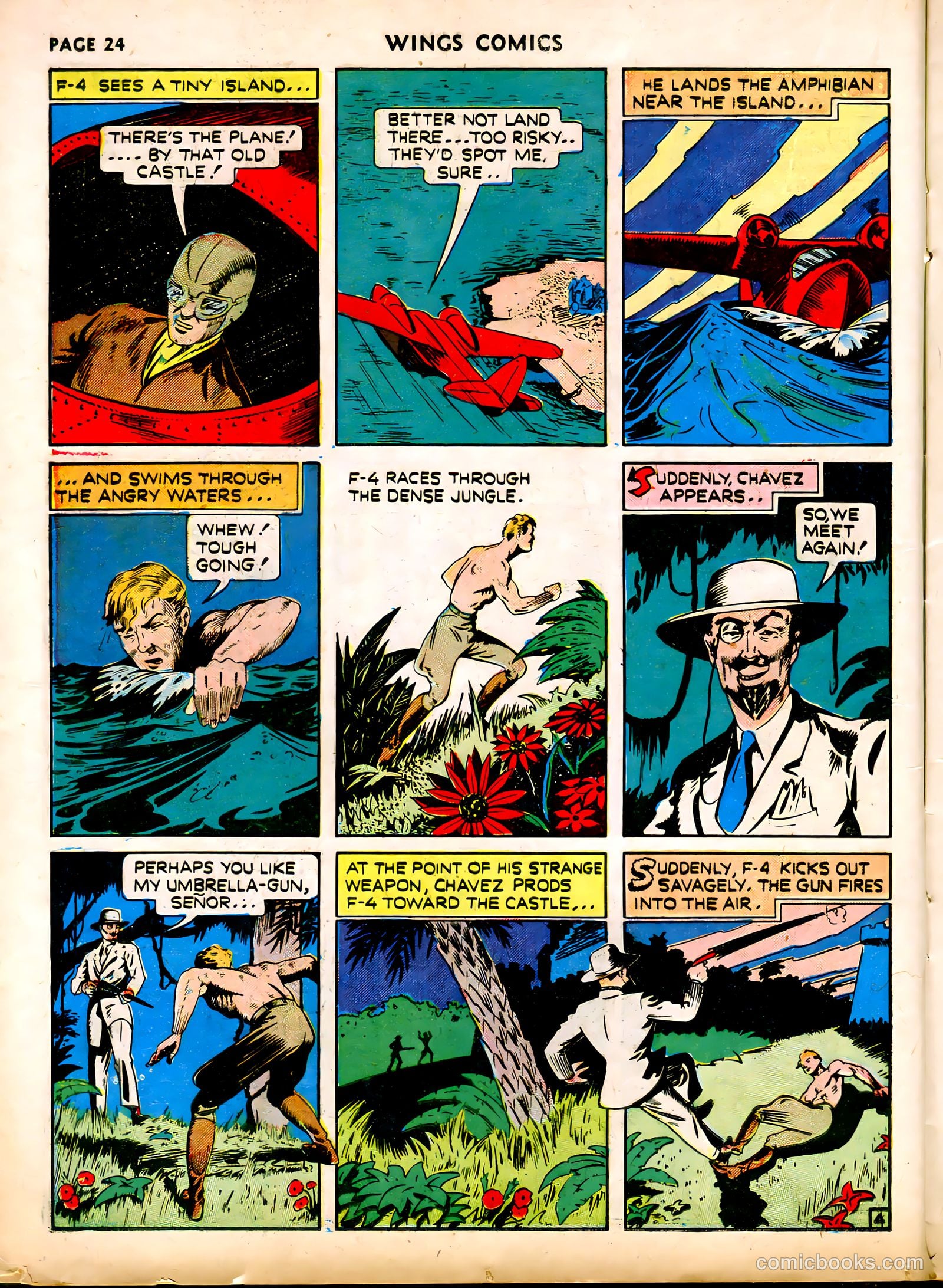 Wings Comics #12 (1941) — page 26 of 68