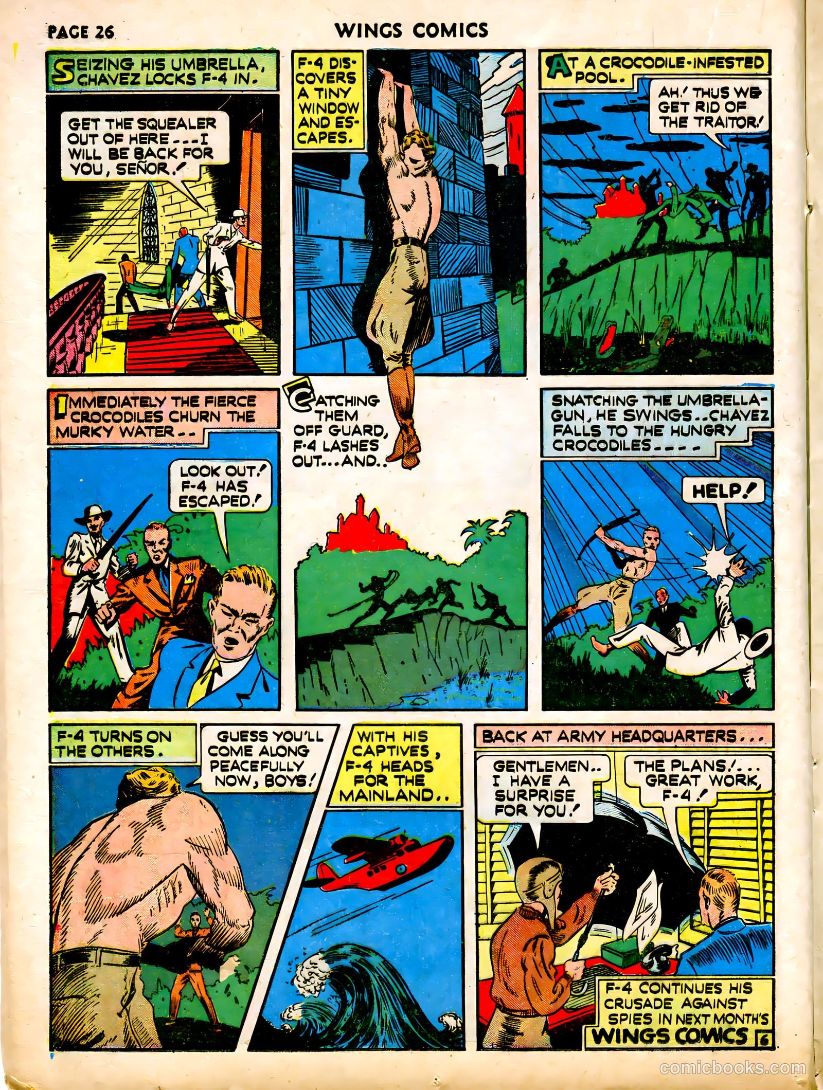 Wings Comics #12 (1941) — page 28 of 68