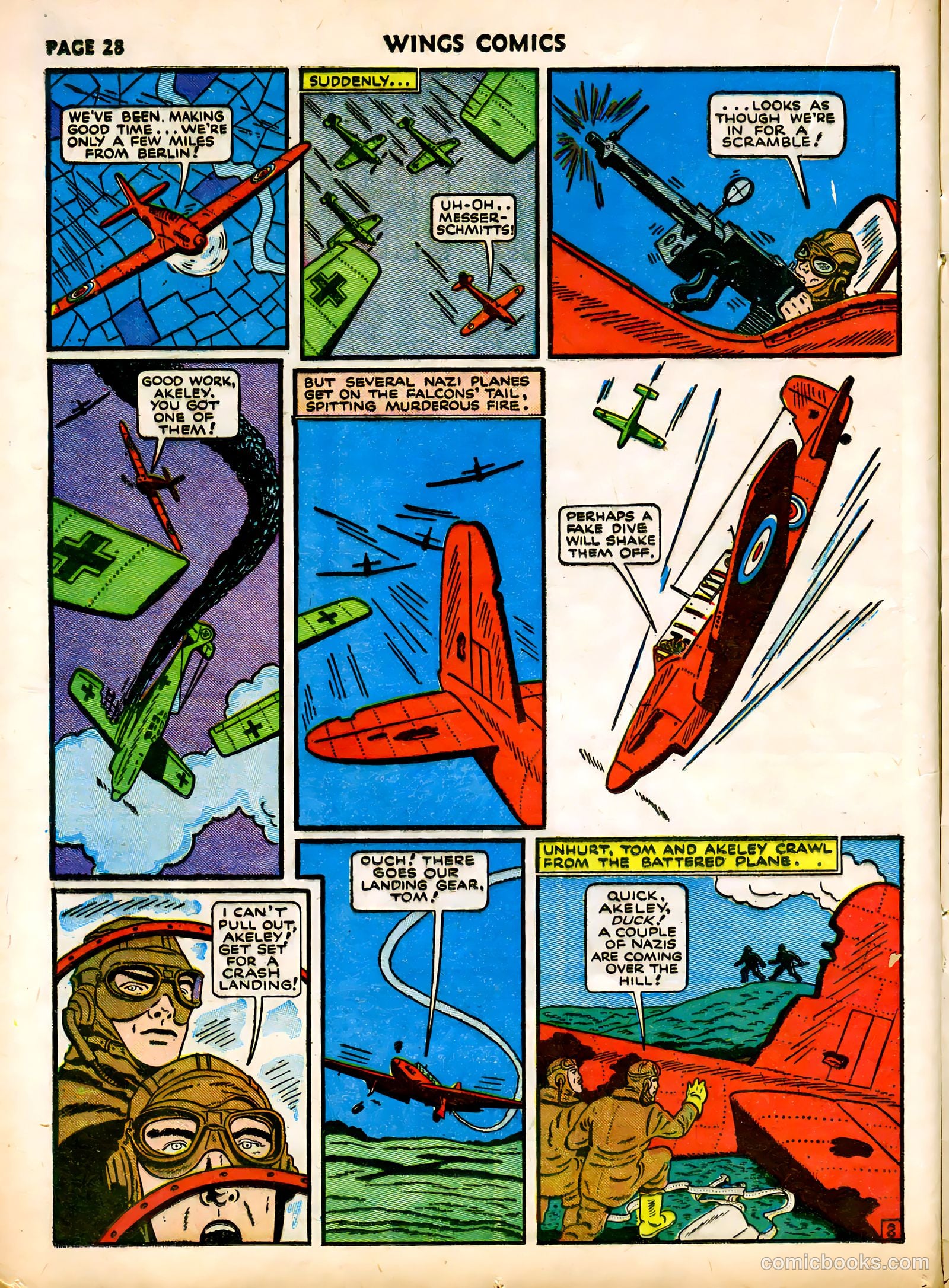 Wings Comics #12 (1941) — page 30 of 68