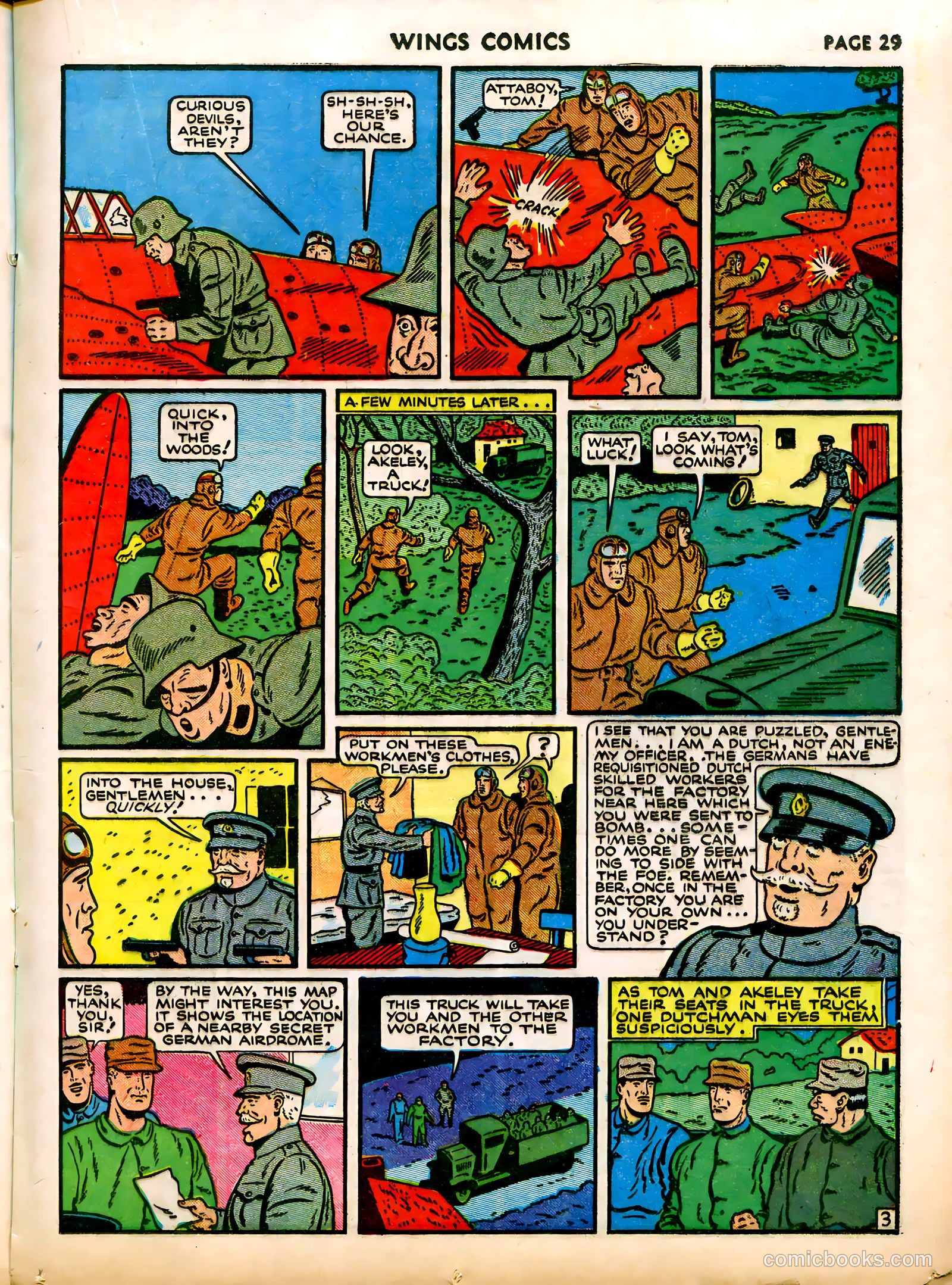 Wings Comics #12 (1941) — page 31 of 68