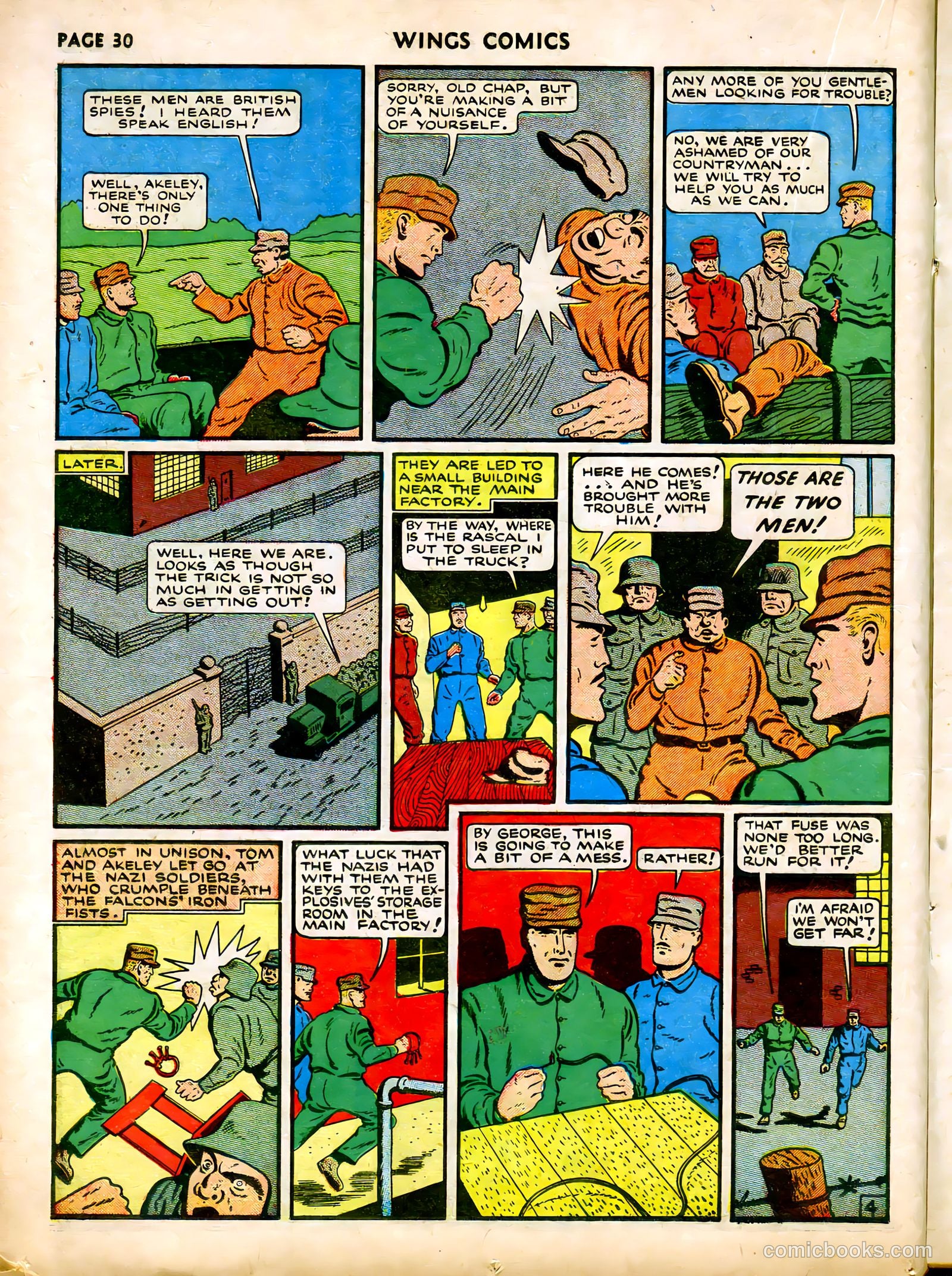Wings Comics #12 (1941) — page 32 of 68
