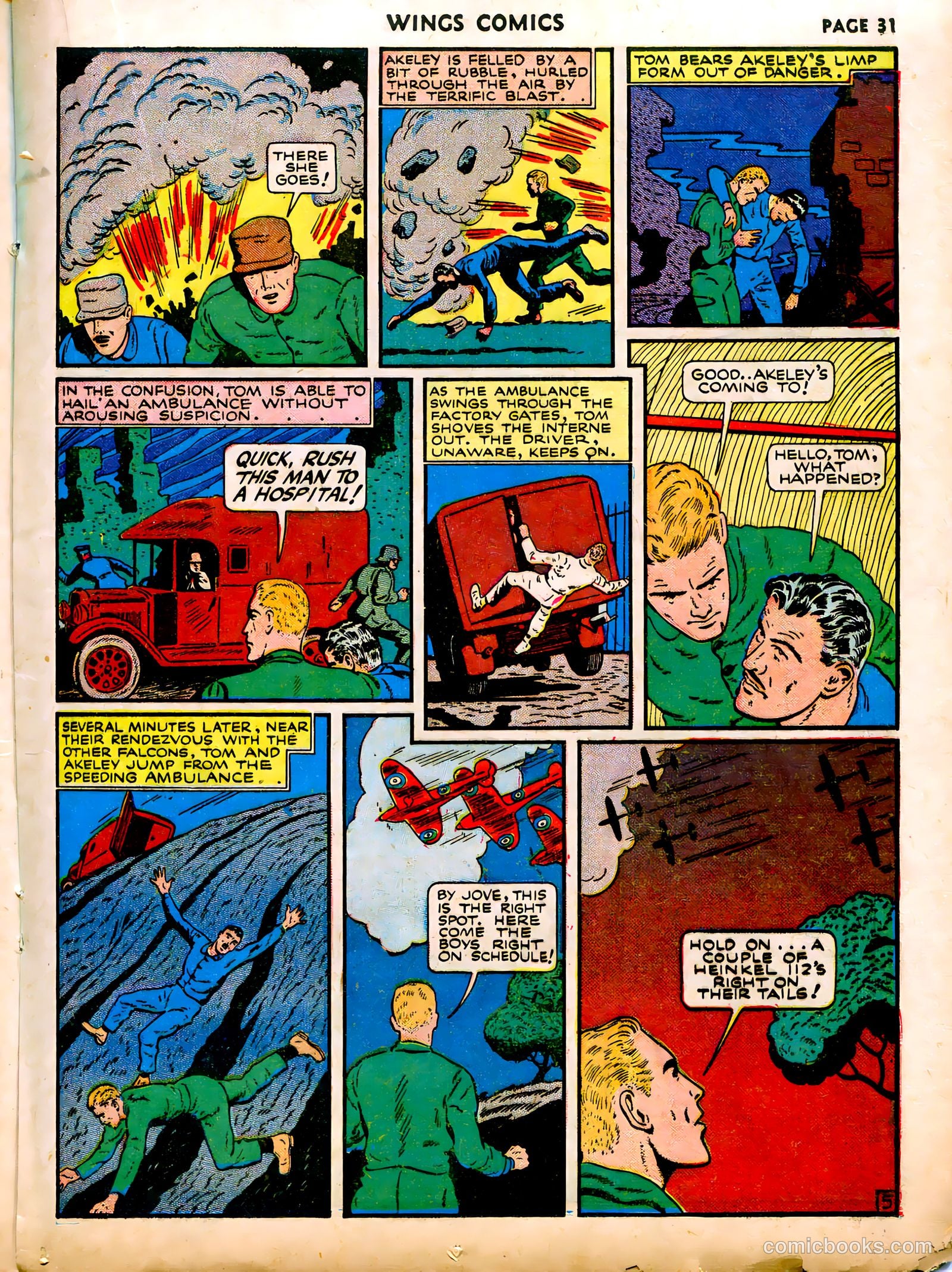 Wings Comics #12 (1941) — page 33 of 68
