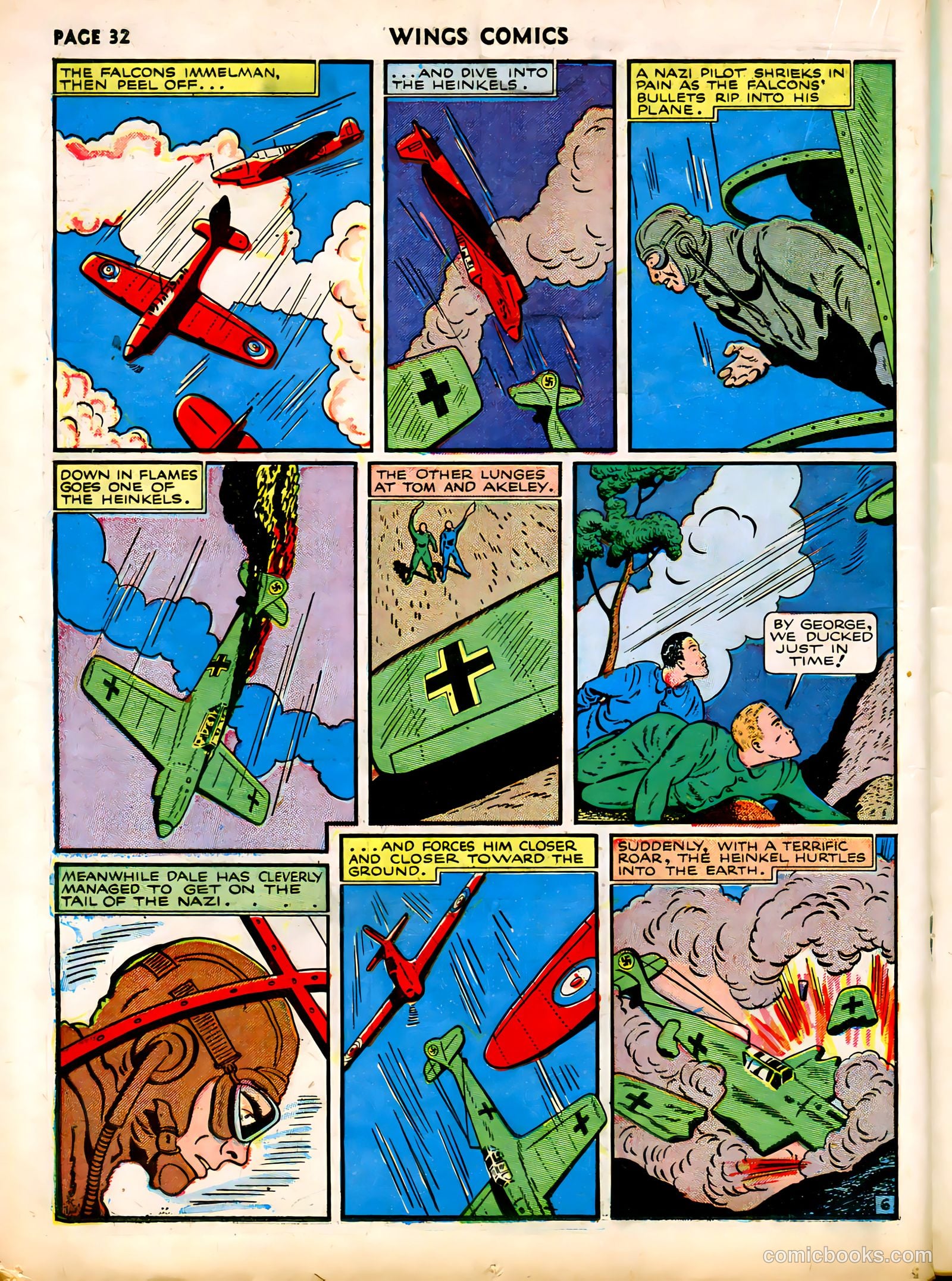 Wings Comics #12 (1941) — page 34 of 68