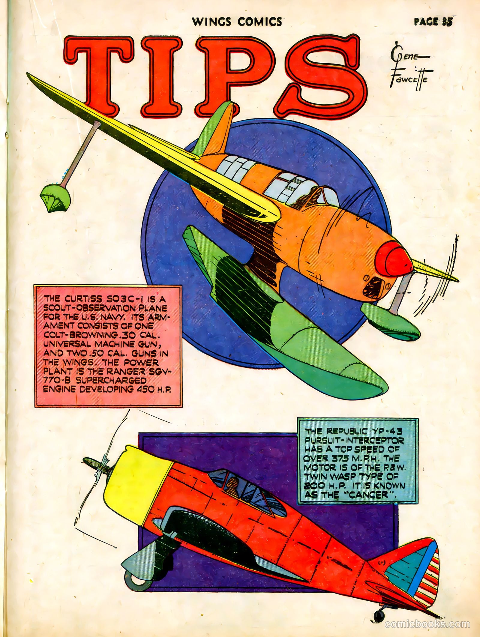 Wings Comics #12 (1941) — page 37 of 68