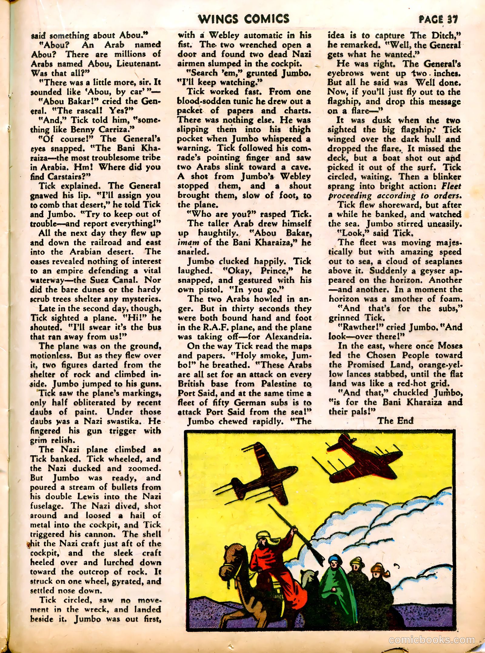 Wings Comics #12 (1941) — page 39 of 68