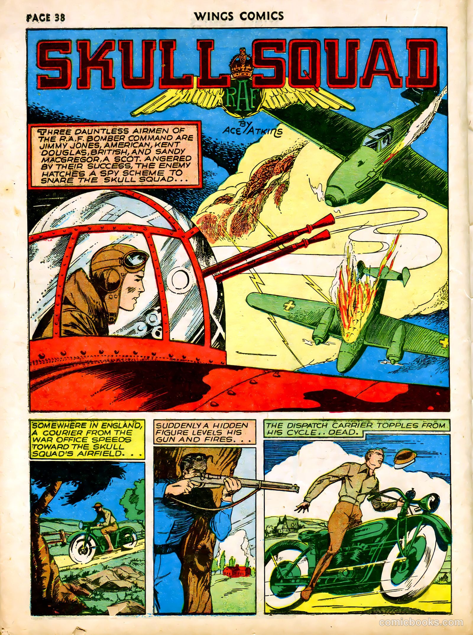 Wings Comics #12 (1941) — page 40 of 68