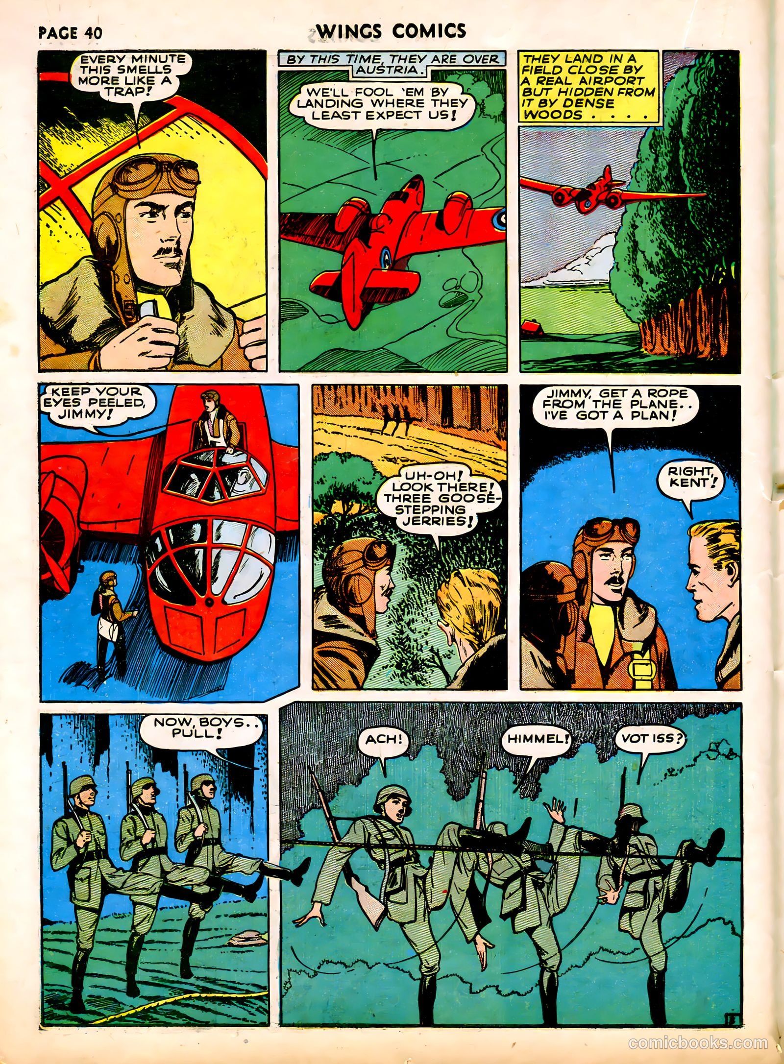 Wings Comics #12 (1941) — page 42 of 68