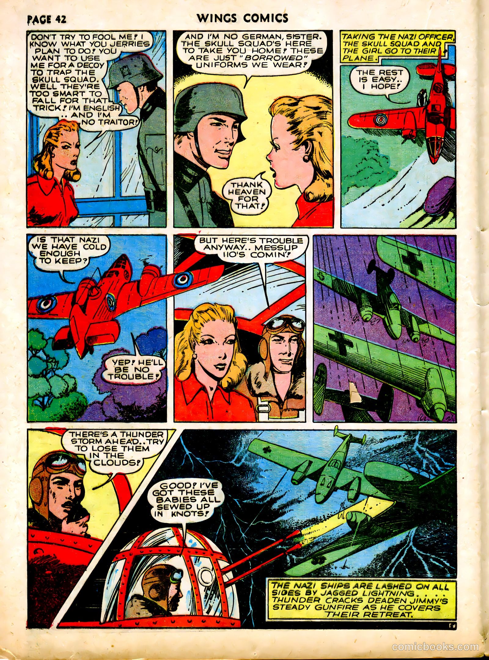 Wings Comics #12 (1941) — page 44 of 68