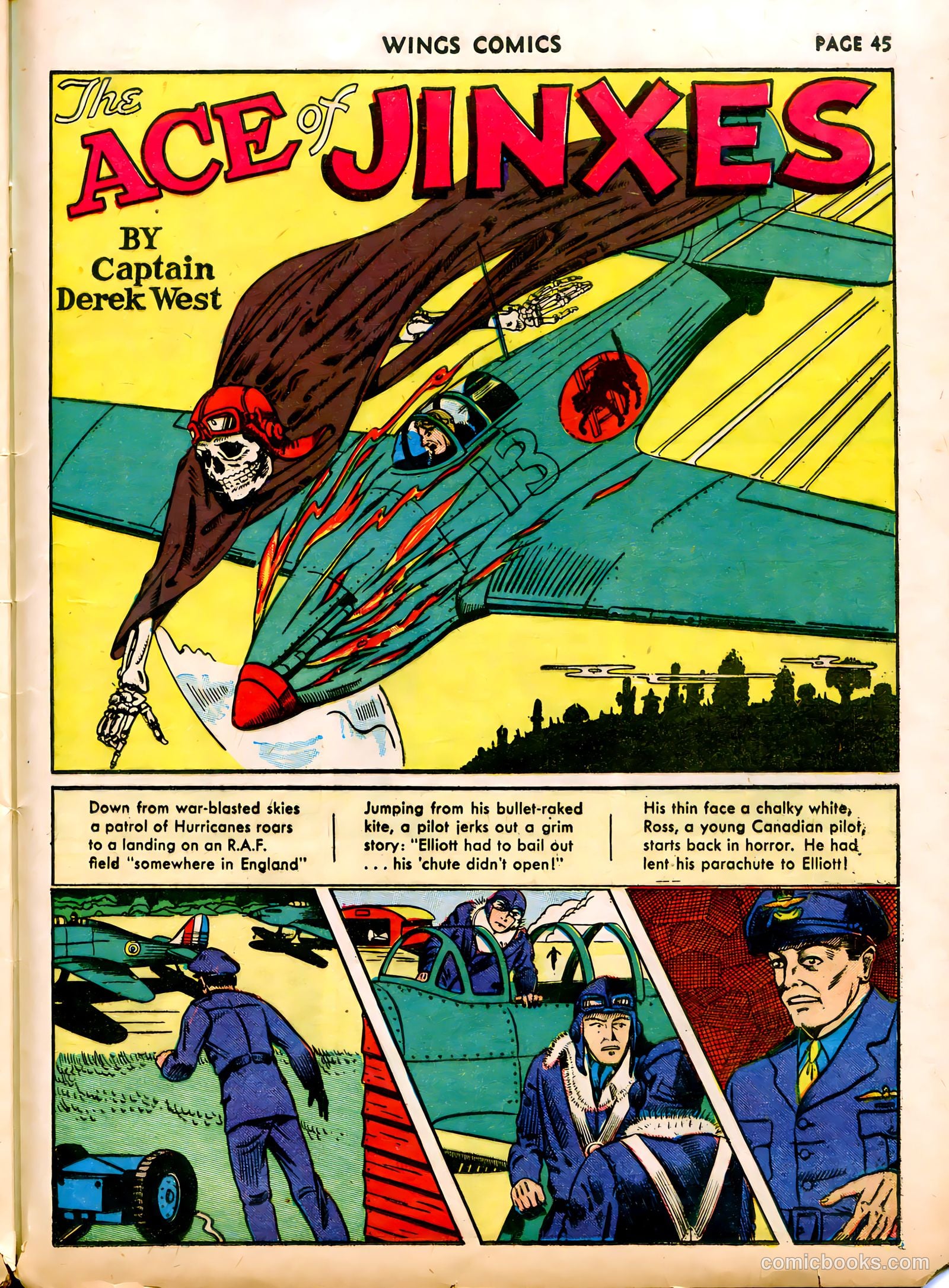 Wings Comics #12 (1941) — page 47 of 68