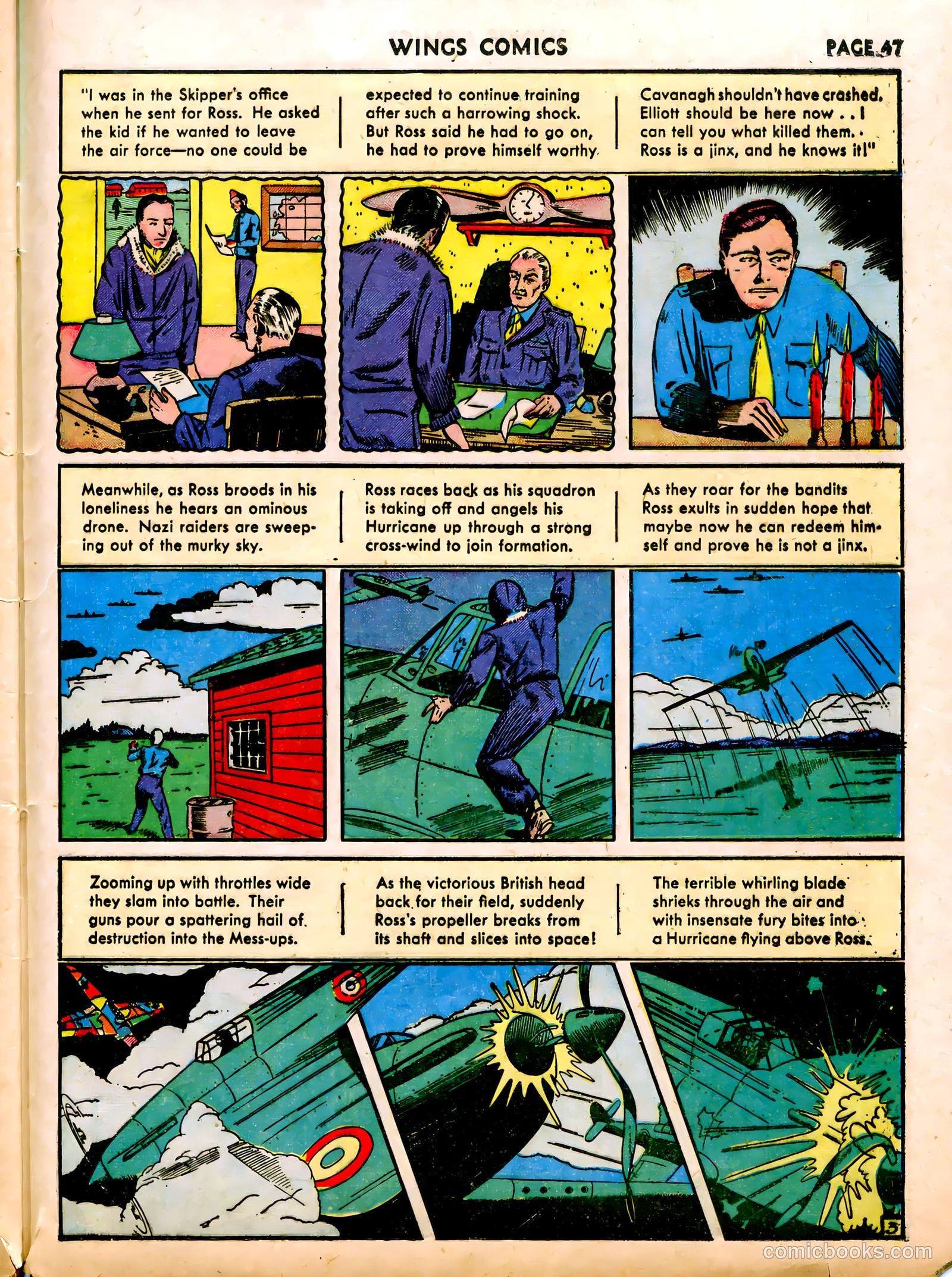 Wings Comics #12 (1941) — page 49 of 68