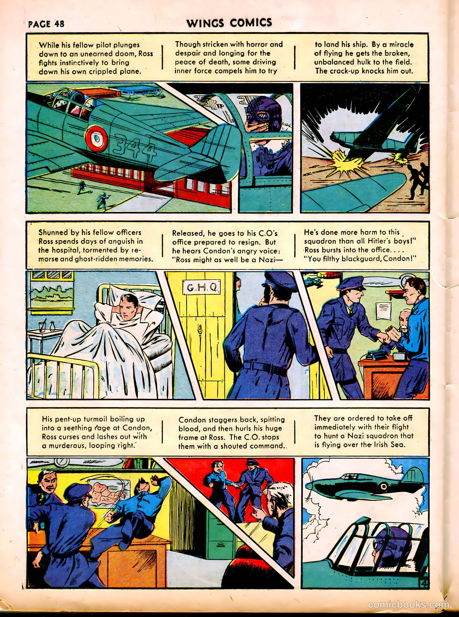 Wings Comics #12 (1941) — page 50 of 68