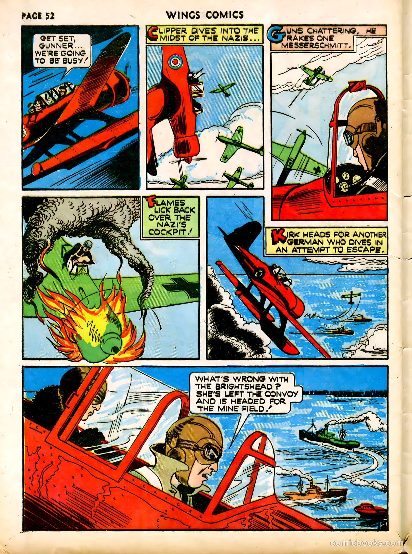 Wings Comics #12 (1941) — page 54 of 68
