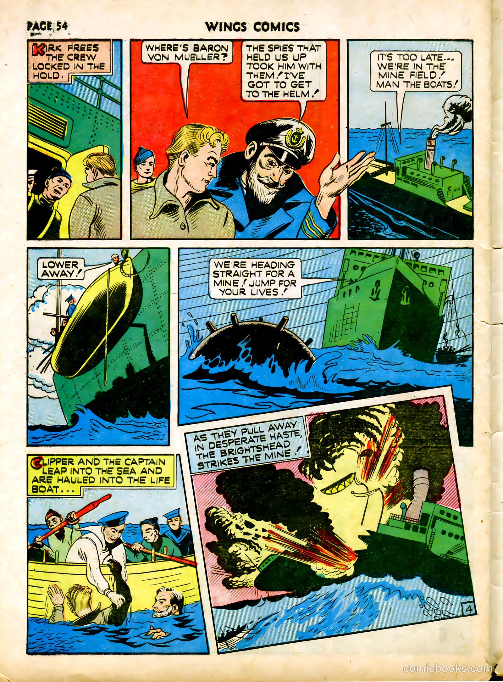Wings Comics #12 (1941) — page 56 of 68