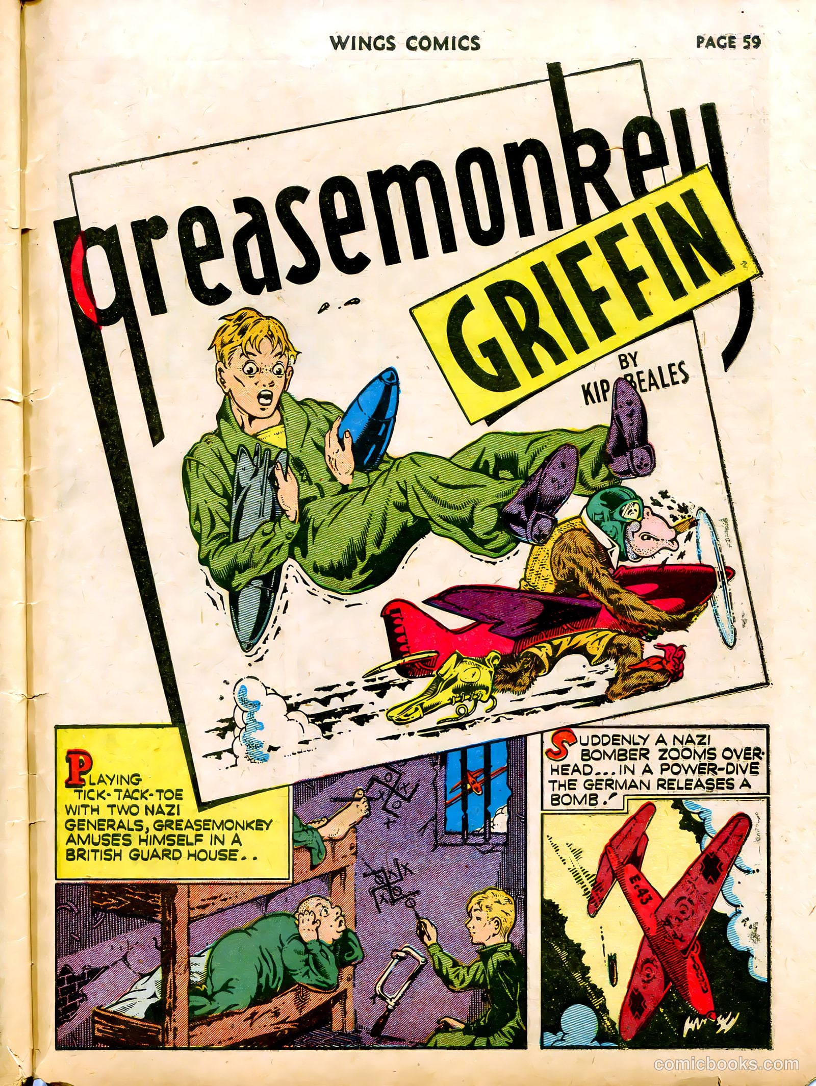 Wings Comics #12 (1941) — page 61 of 68