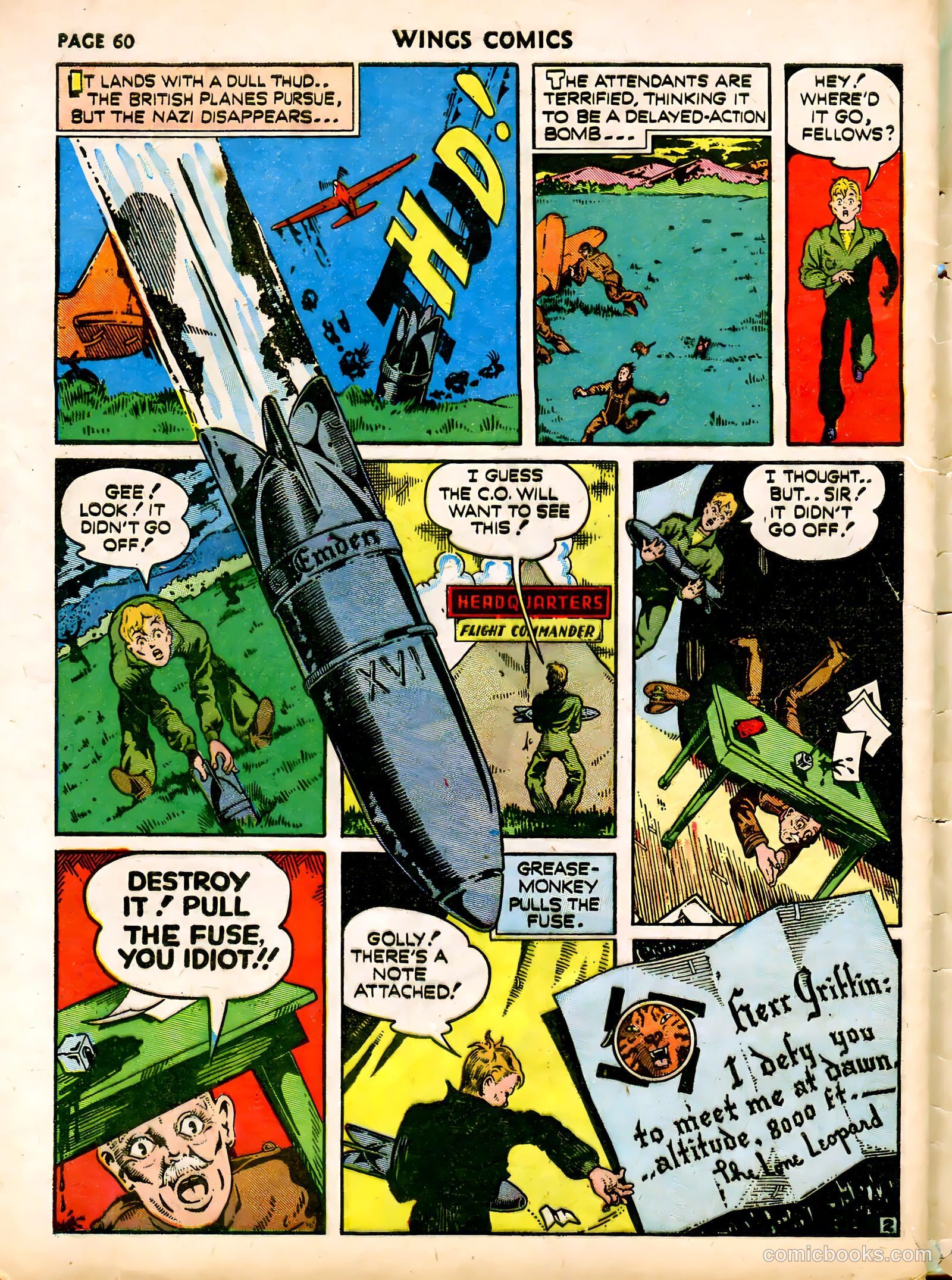 Wings Comics #12 (1941) — page 62 of 68