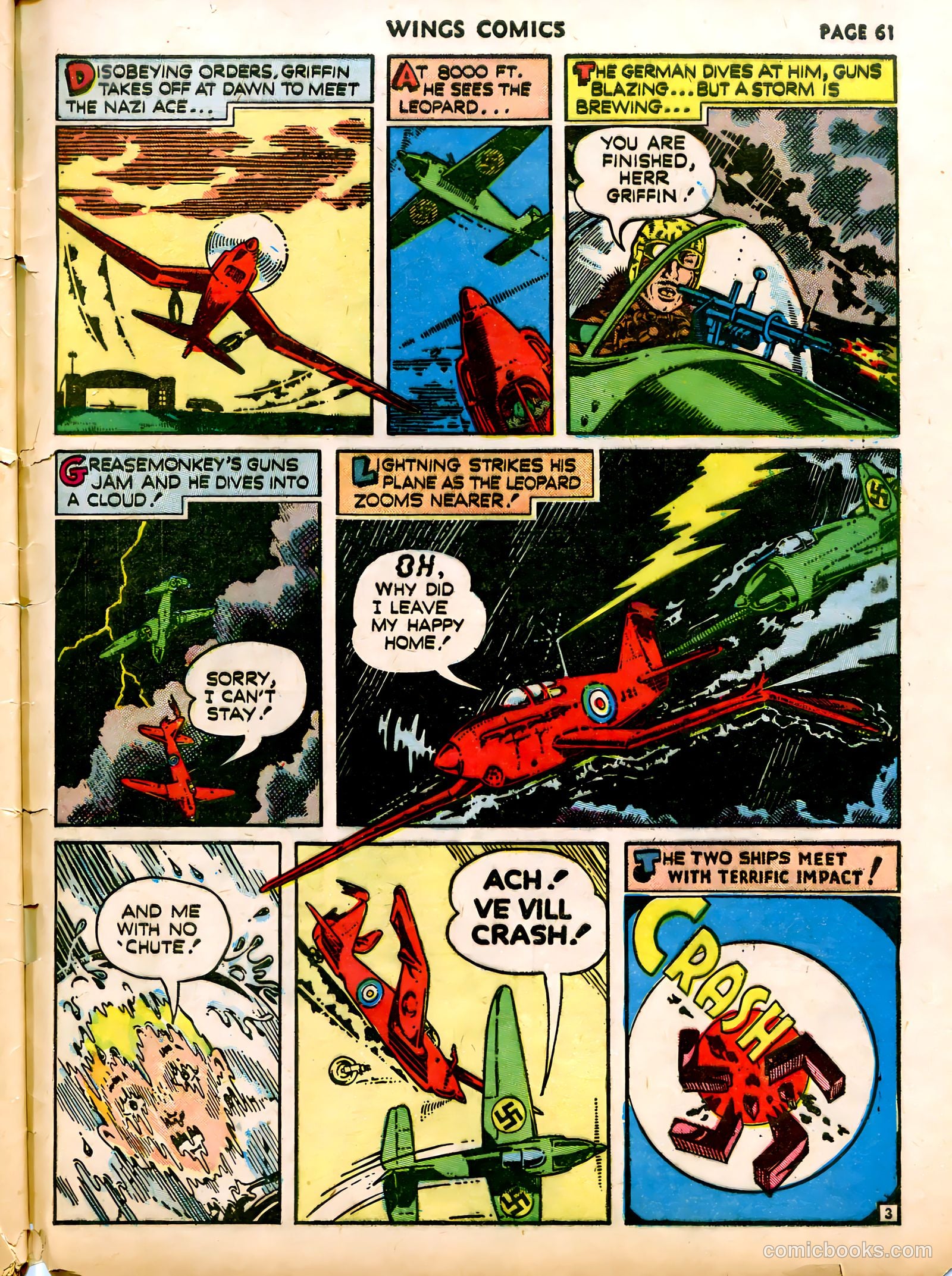 Wings Comics #12 (1941) — page 63 of 68