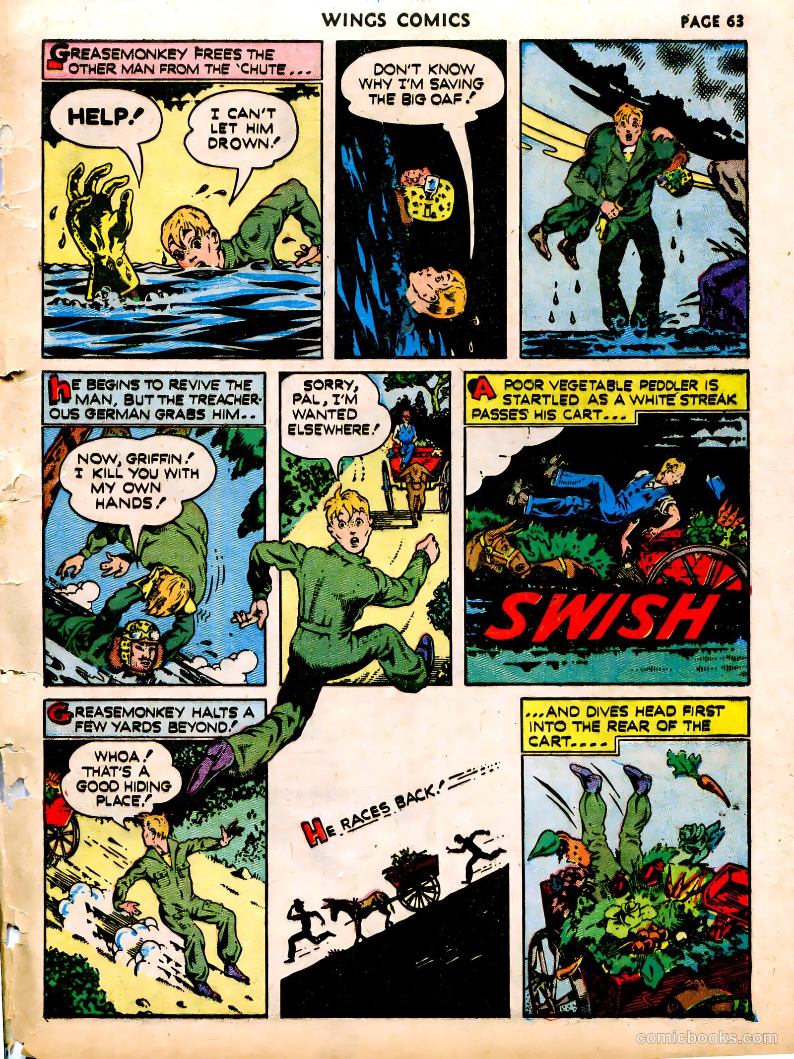 Wings Comics #12 (1941) — page 65 of 68