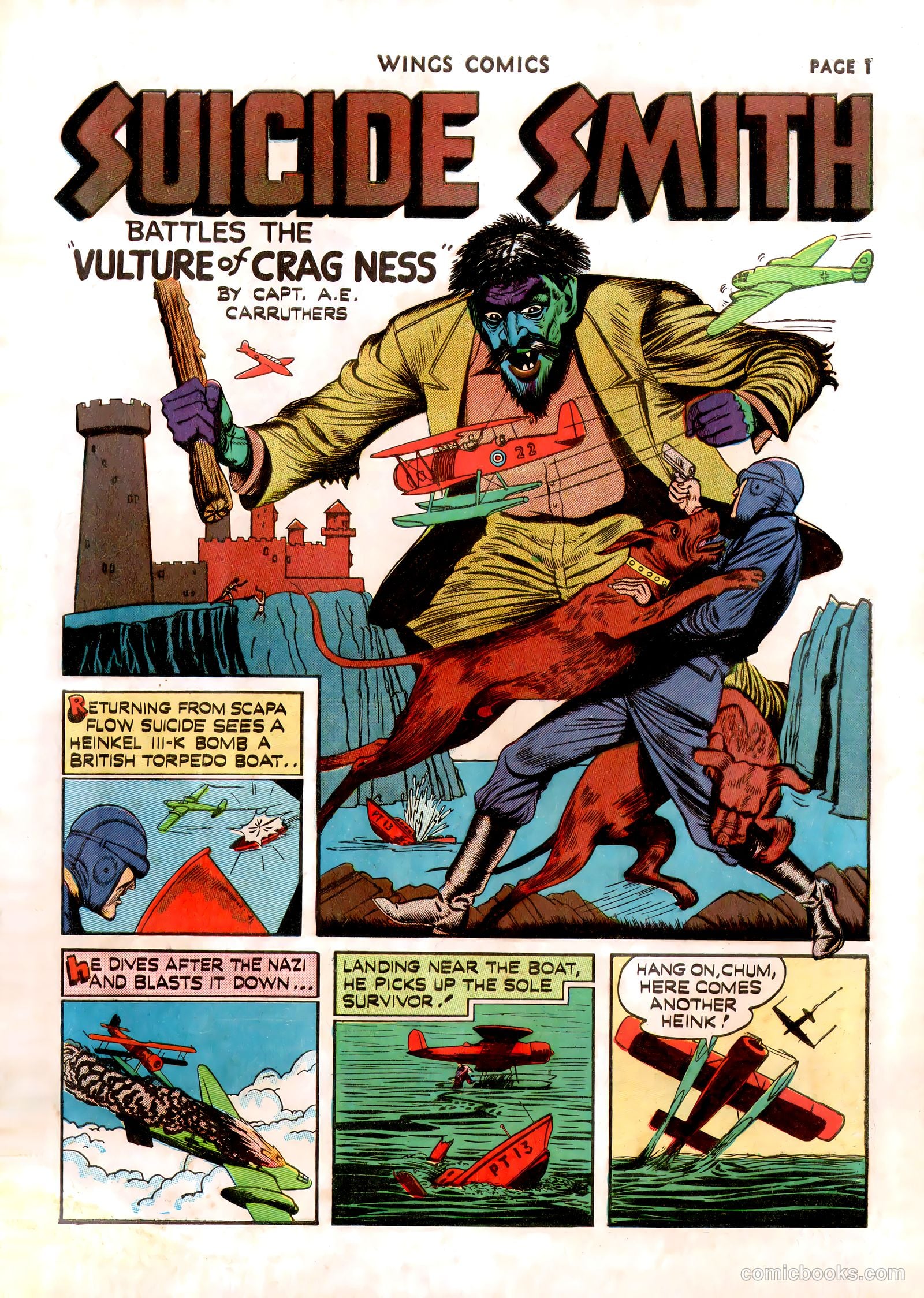 Wings Comics #13 (1941) — page 3 of 68
