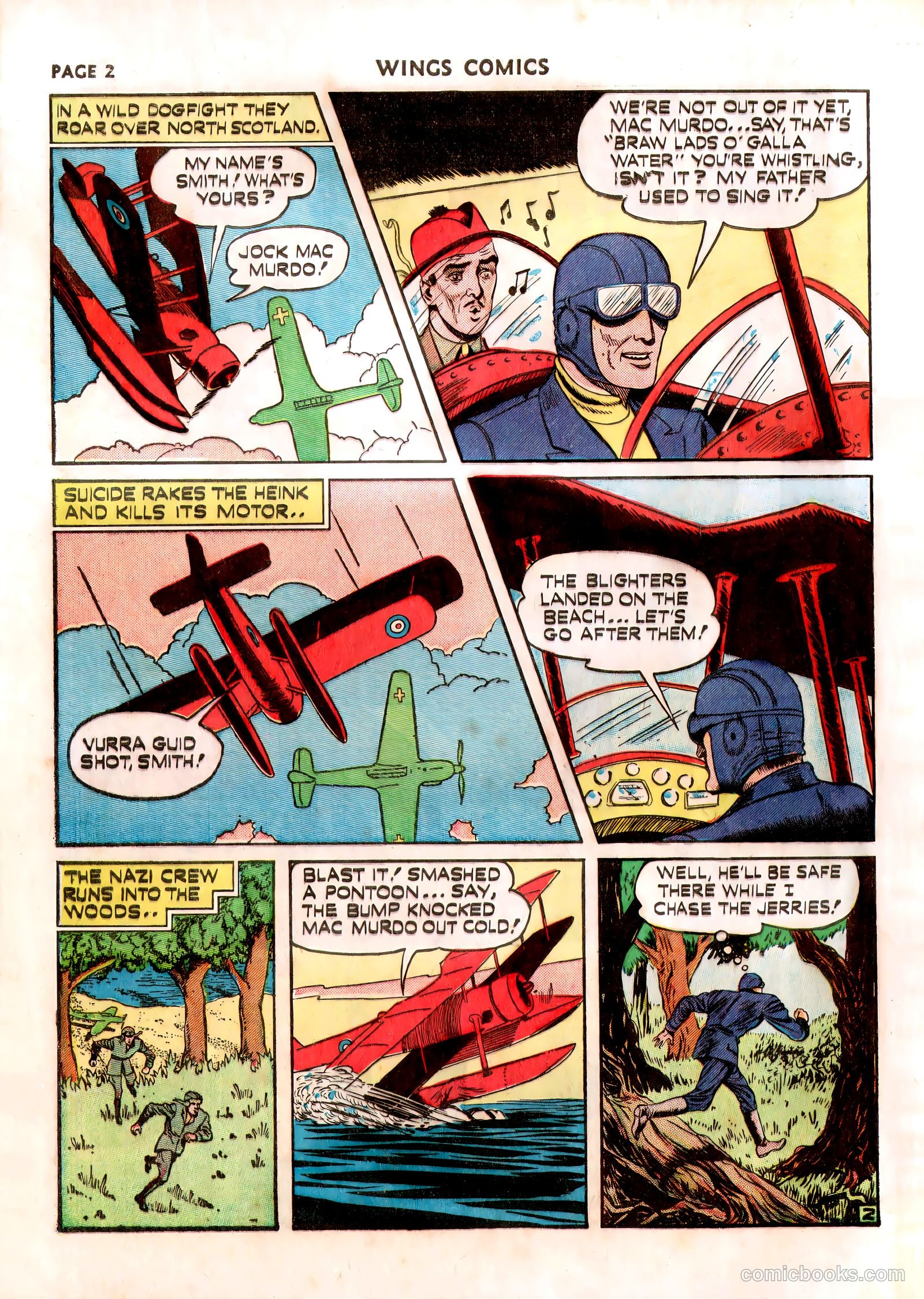 Wings Comics #13 (1941) — page 4 of 68