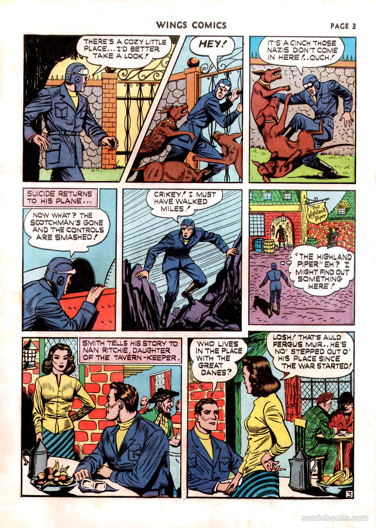 Wings Comics #13 (1941) — page 5 of 68