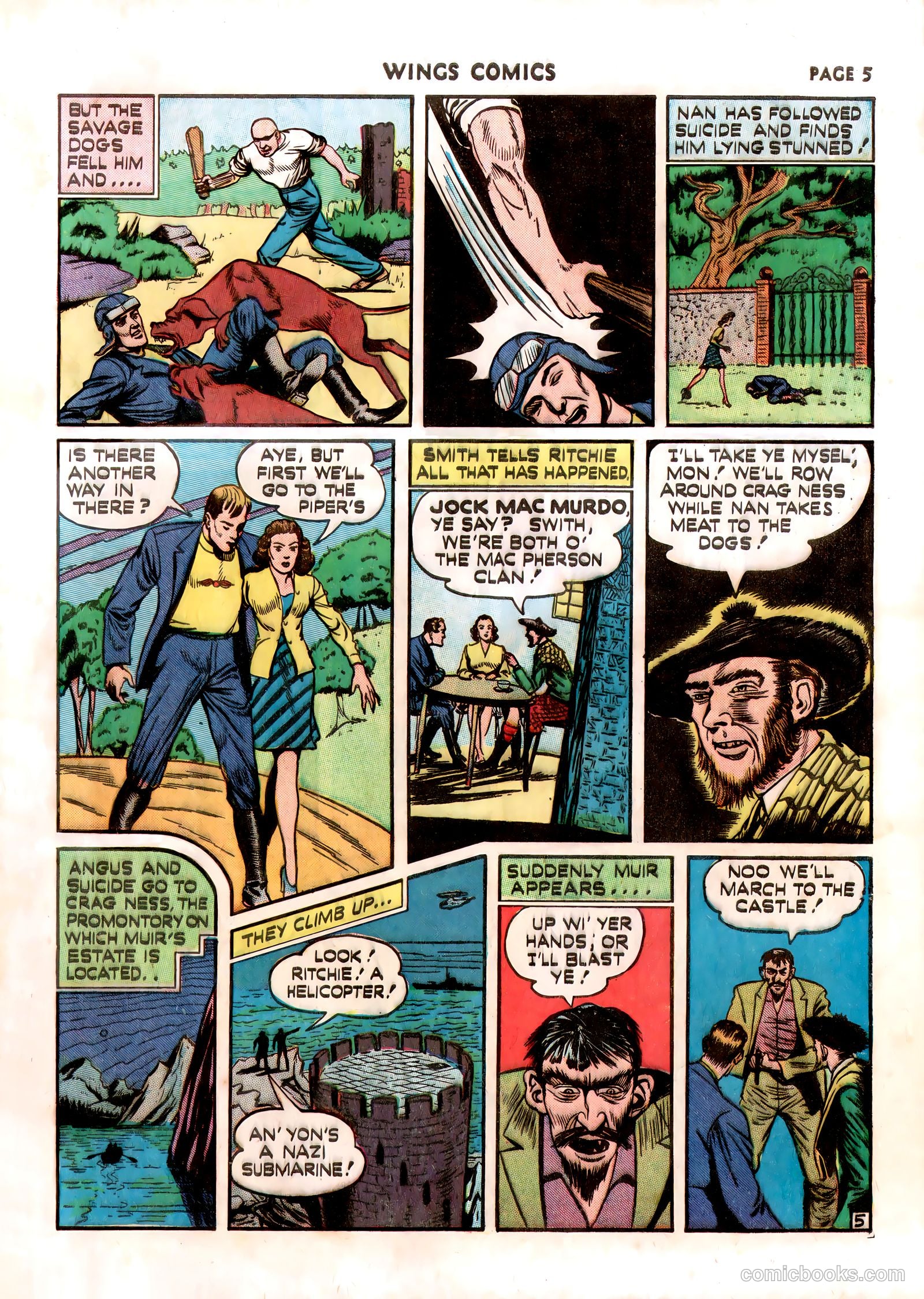 Wings Comics #13 (1941) — page 7 of 68