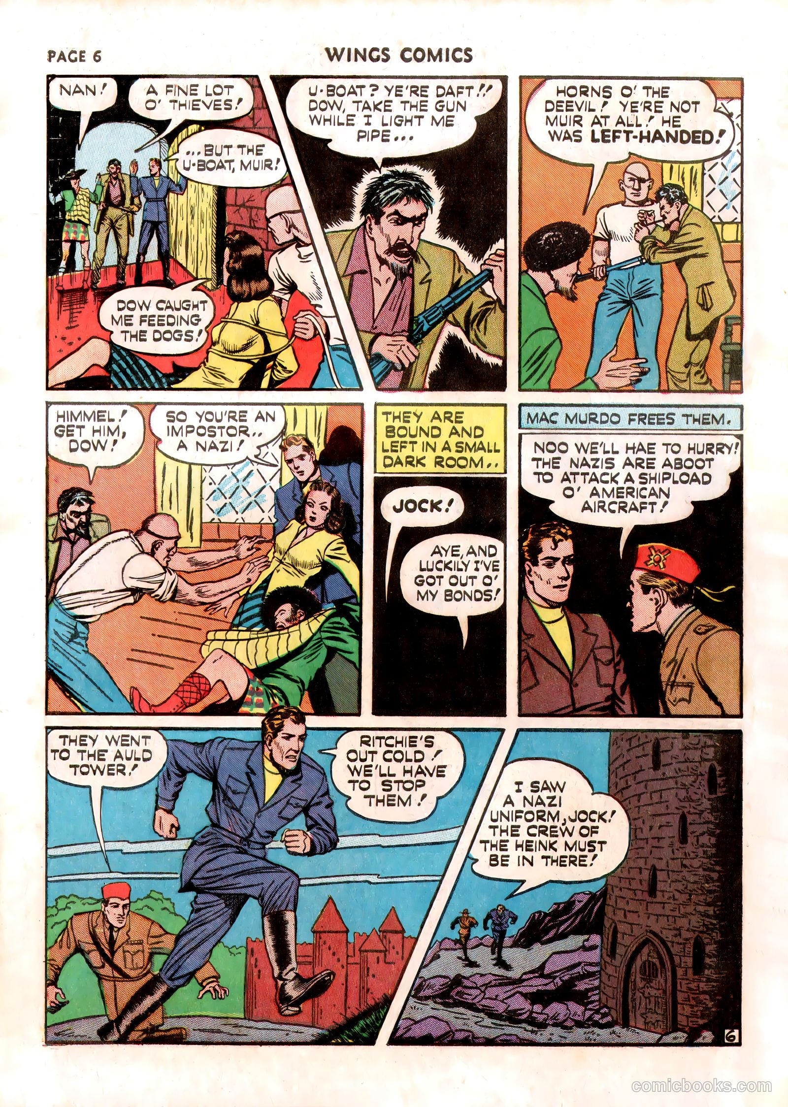 Wings Comics #13 (1941) — page 8 of 68