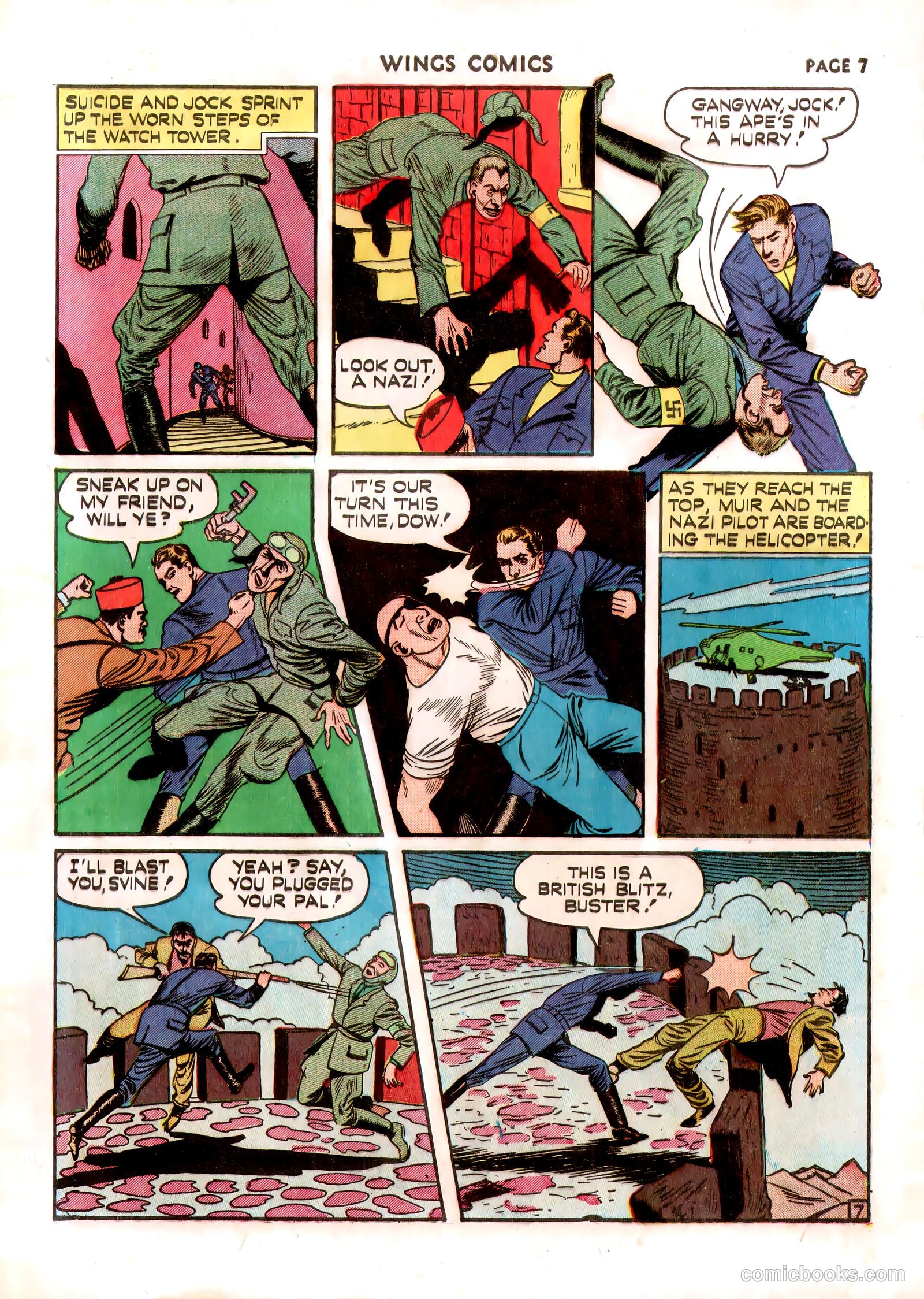 Wings Comics #13 (1941) — page 9 of 68