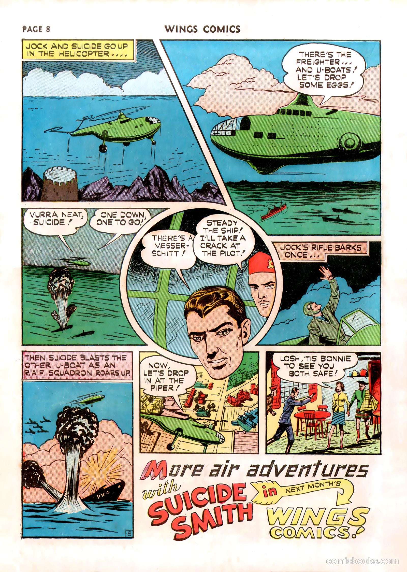 Wings Comics #13 (1941) — page 10 of 68