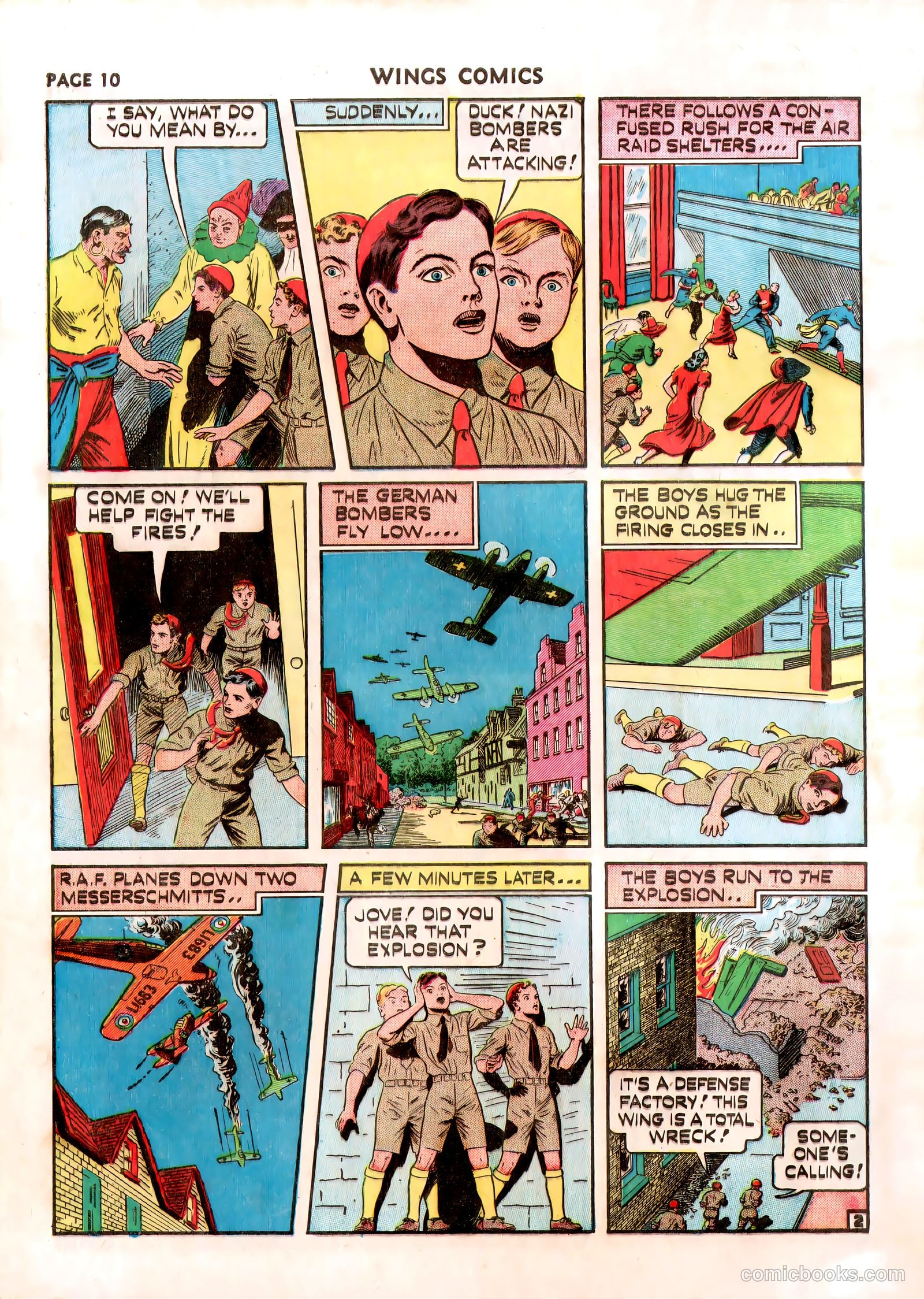 Wings Comics #13 (1941) — page 12 of 68