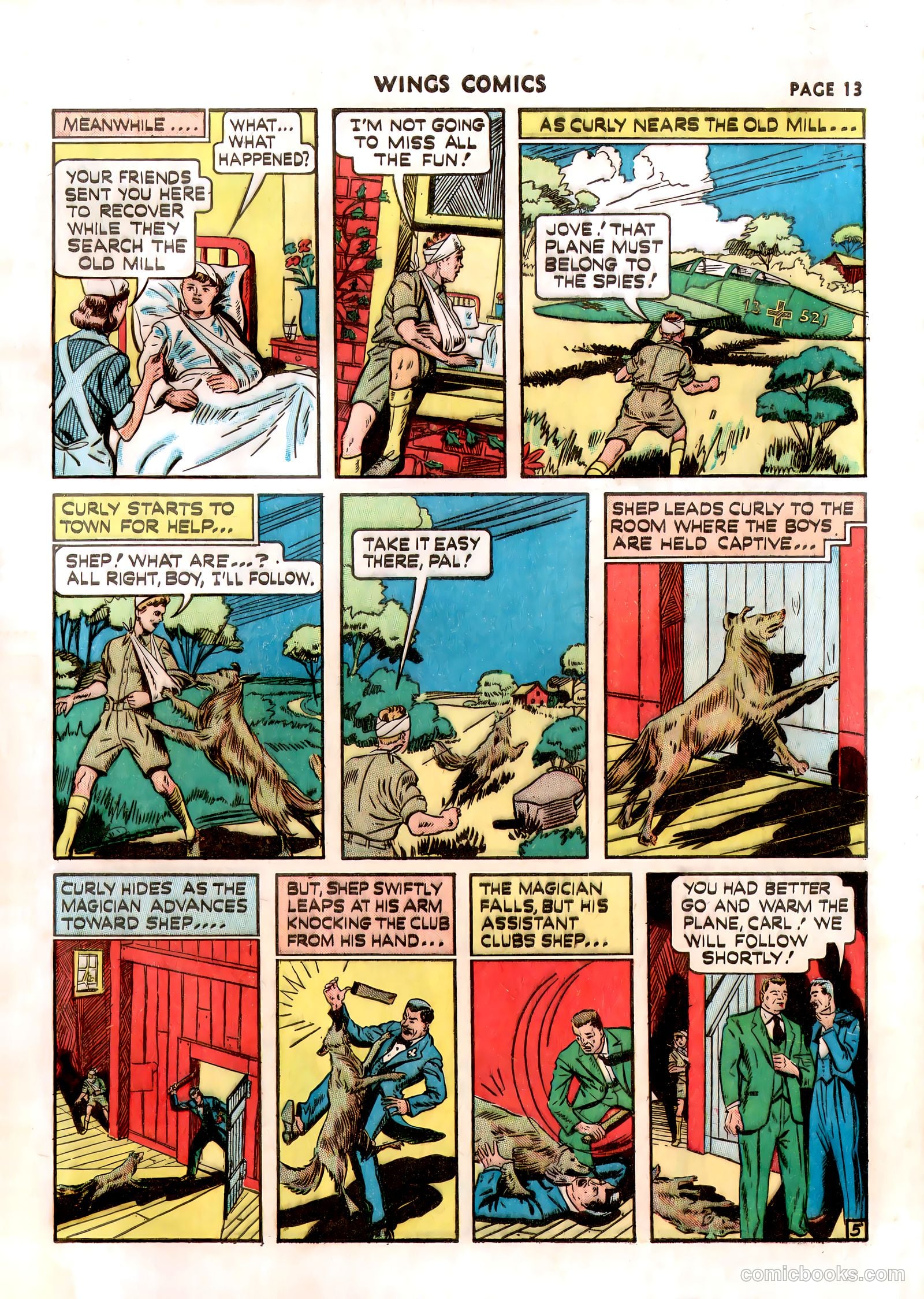 Wings Comics #13 (1941) — page 15 of 68