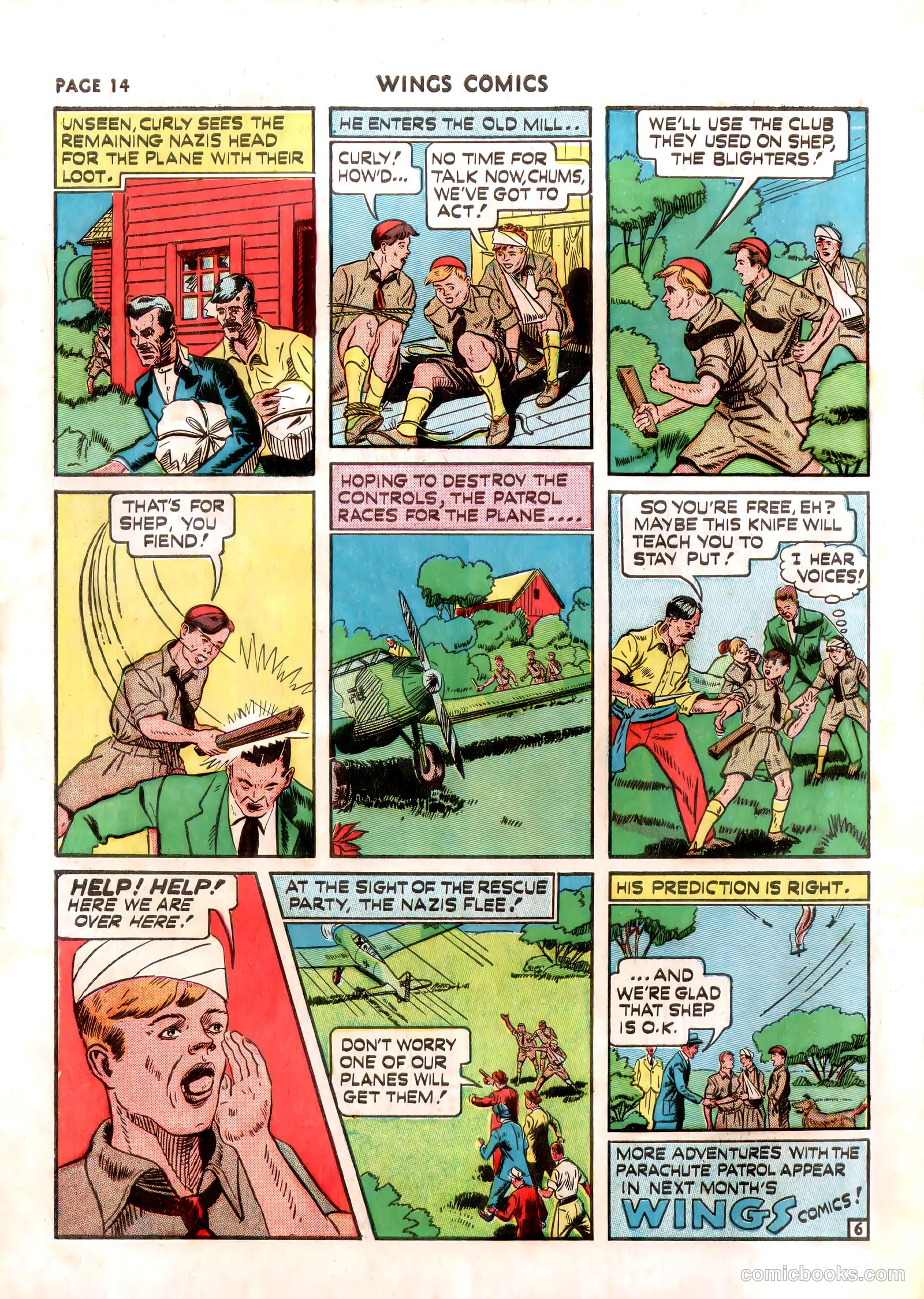 Wings Comics #13 (1941) — page 16 of 68