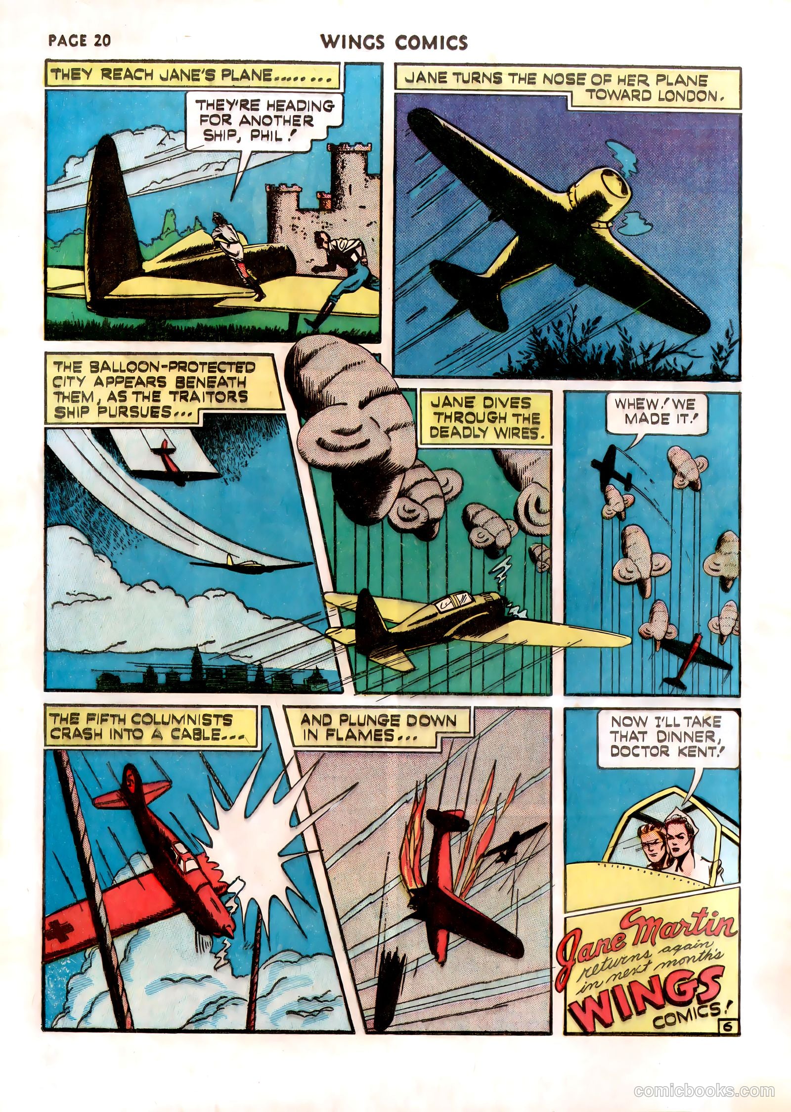 Wings Comics #13 (1941) — page 22 of 68