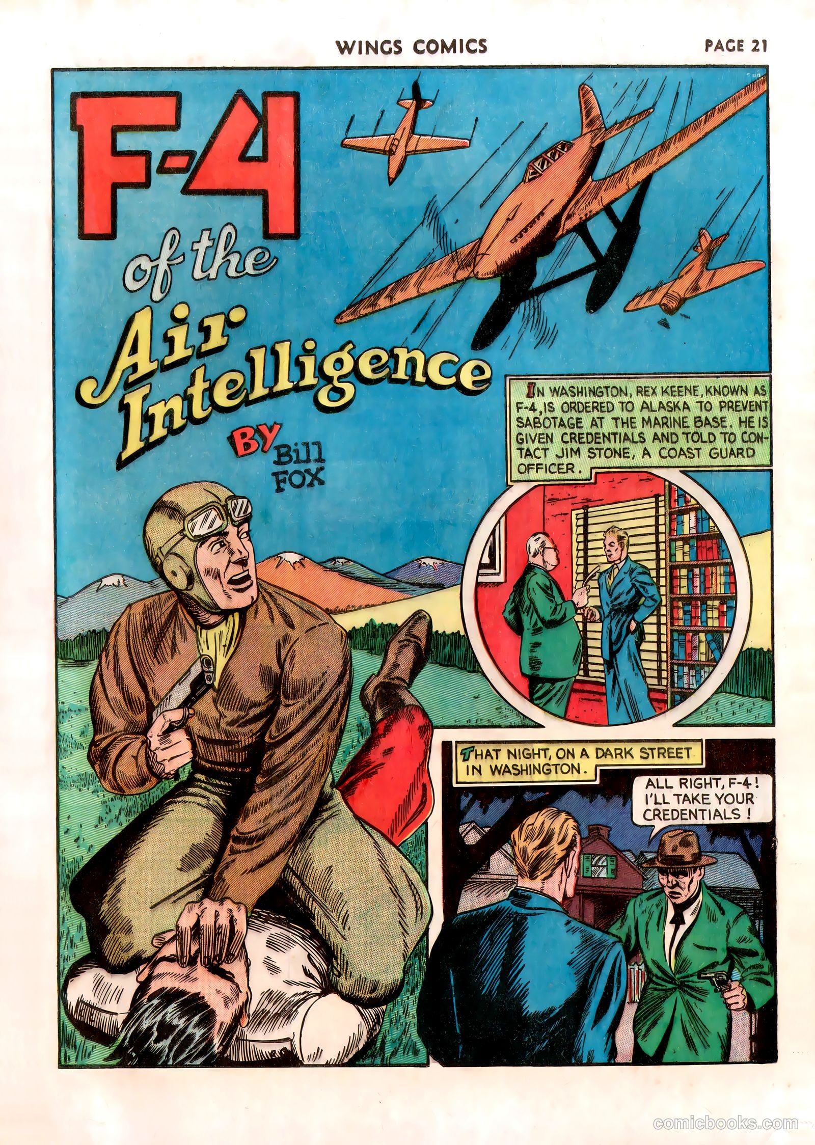 Wings Comics #13 (1941) — page 23 of 68